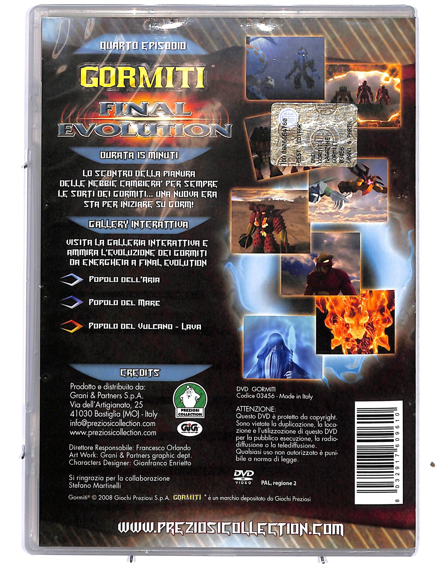 EBOND Gormiti Final evolution quarto episodio slimcase DVD DB711352
