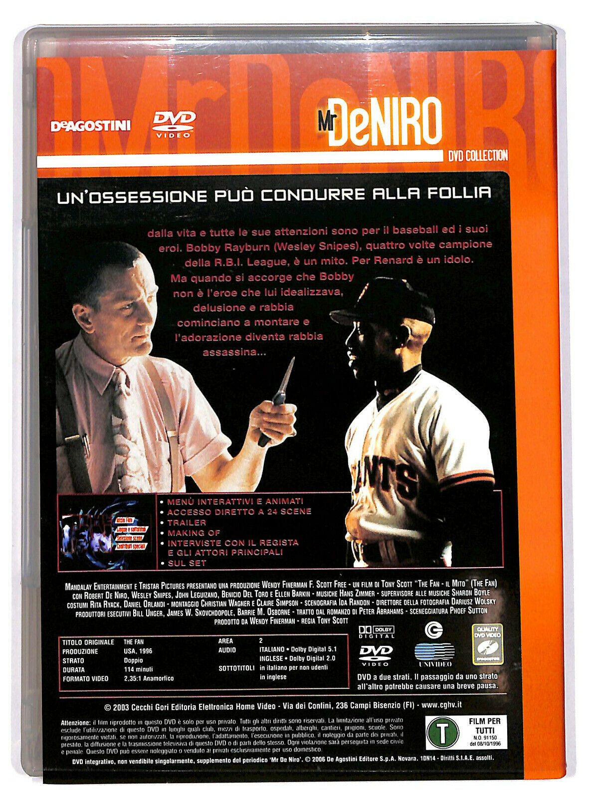 EBOND The Fan - Il Mito Editoriale DVD DB711408