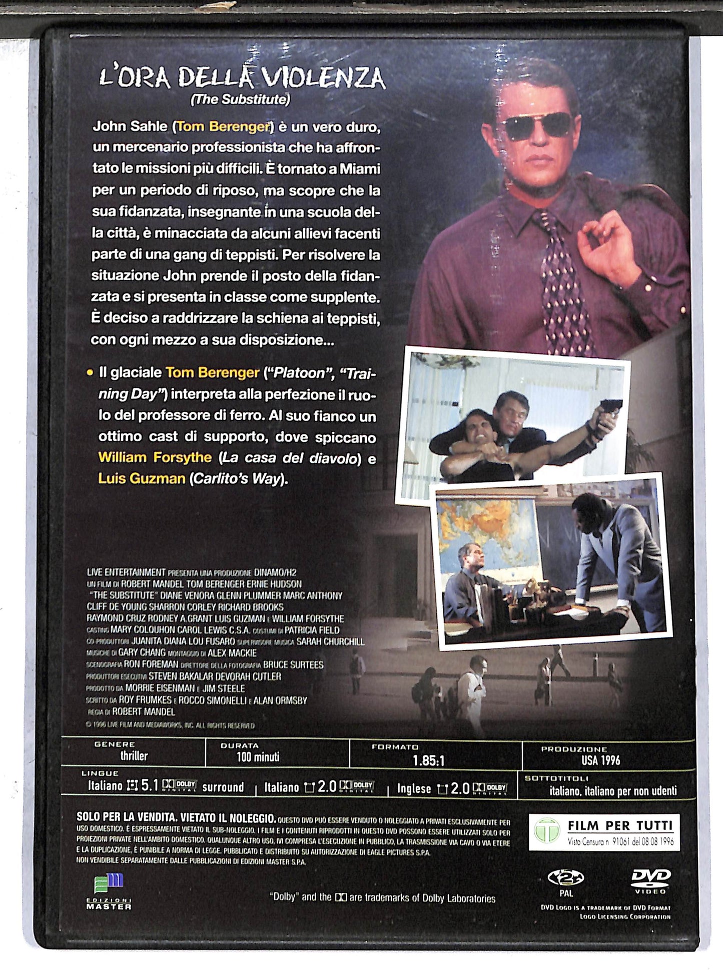 EBOND L'ora della violenza EDITORIALE DVD DB711443