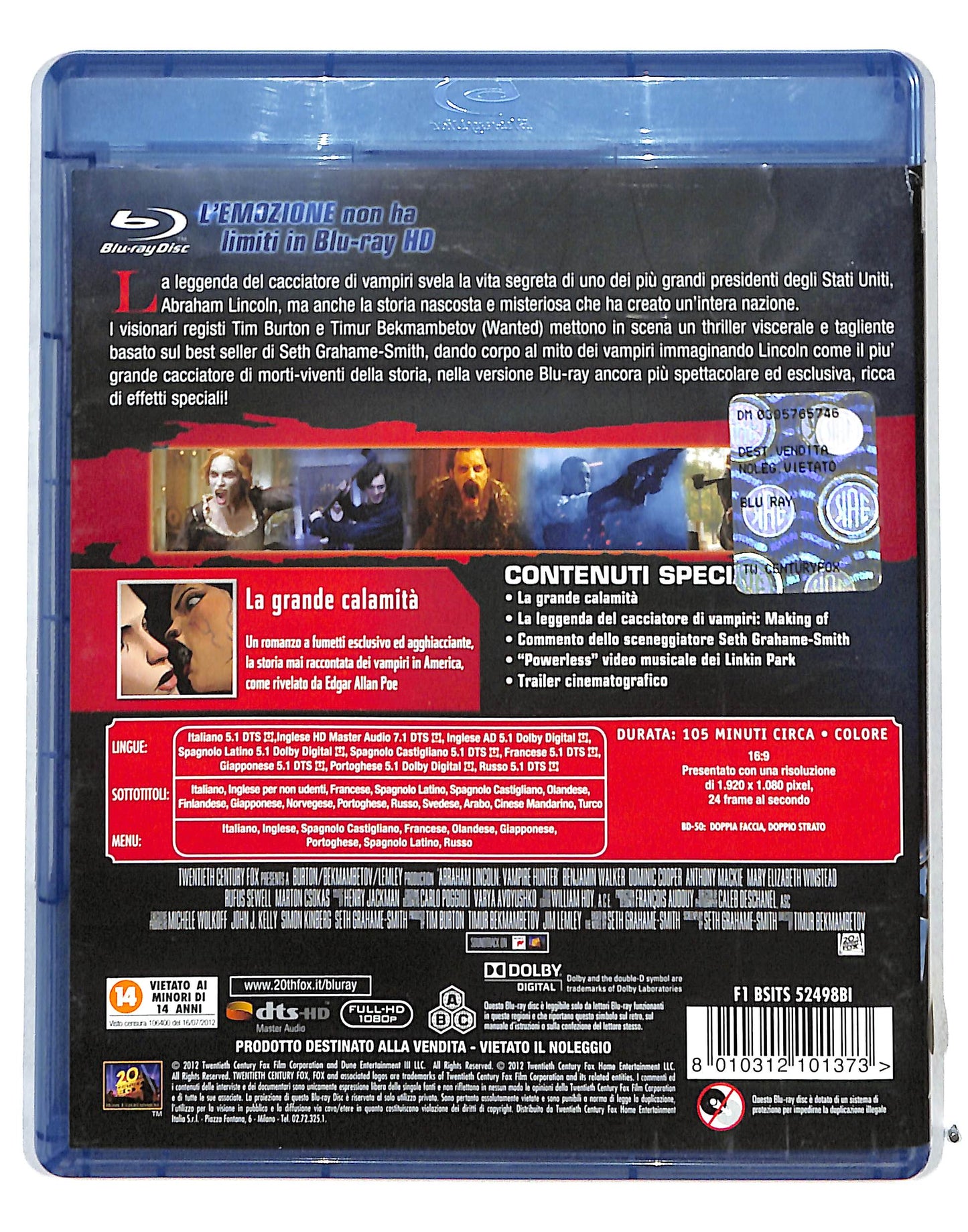 EBOND La Leggenda Del Cacciatore Di Vampiri BLURAY BLURAY DB711613