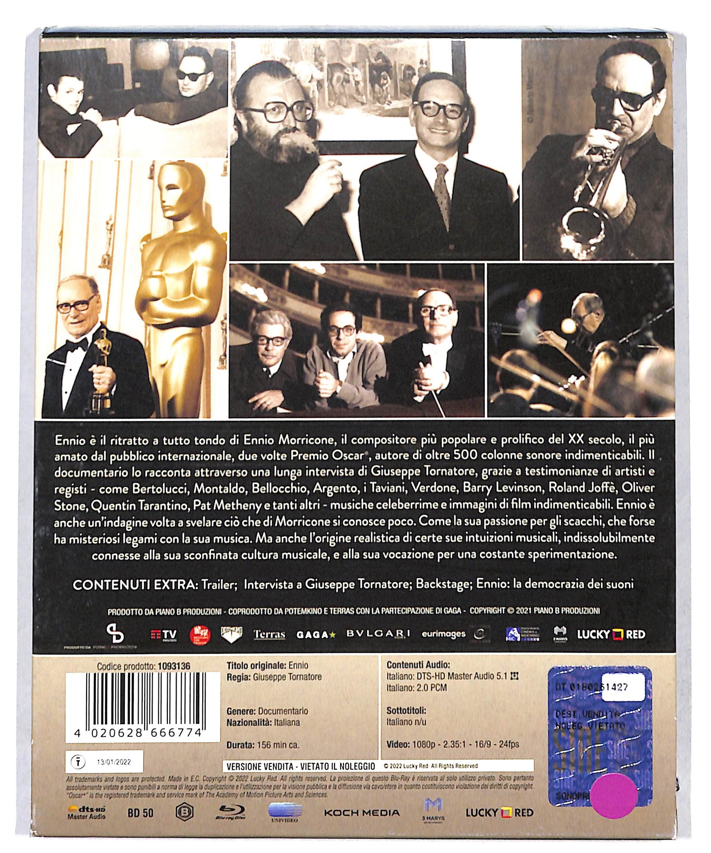 EBOND Ennio Limited Edition +Booklet BLURAY DB711653