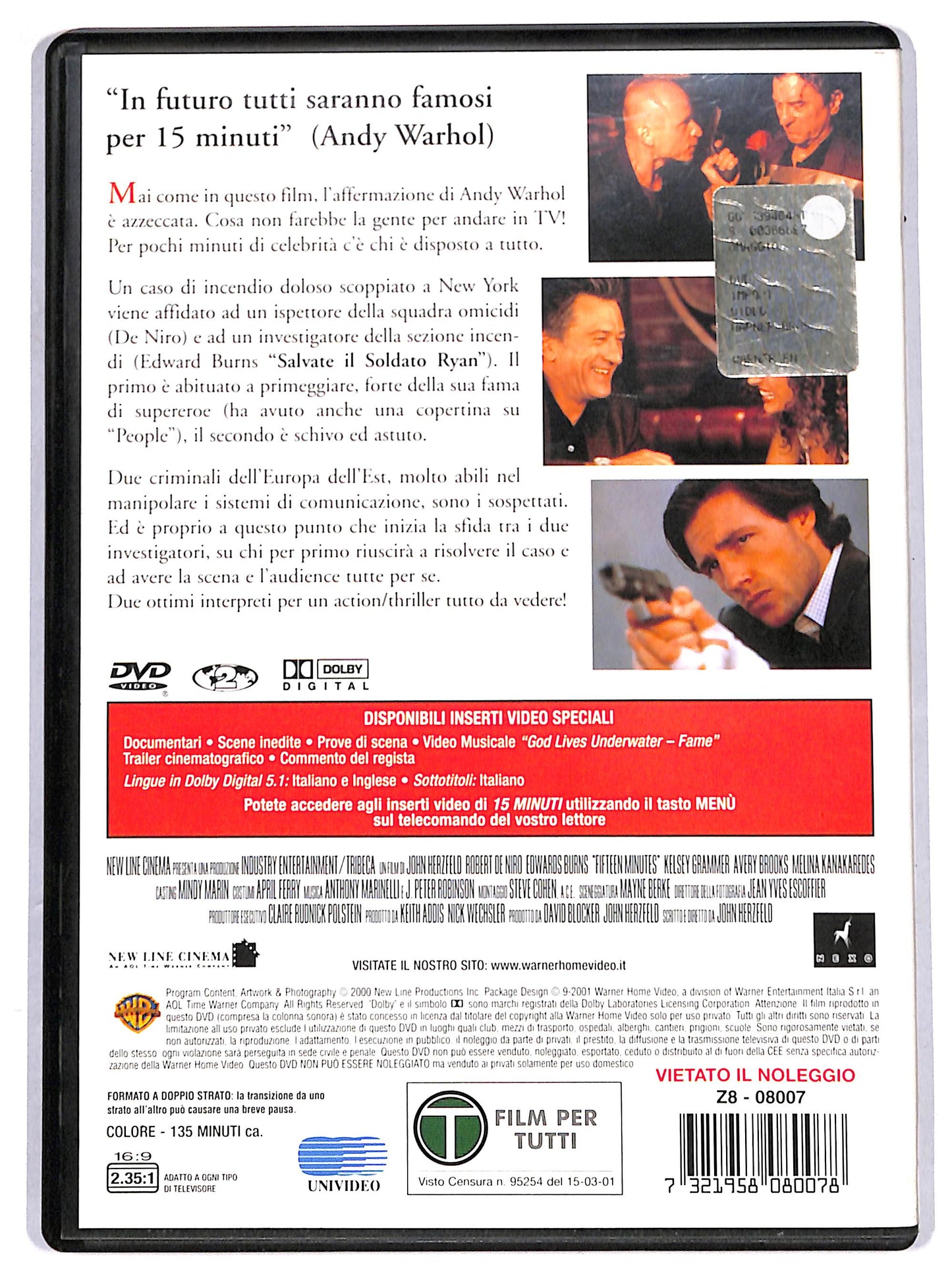 EBOND 15 minuti DVD DB711830