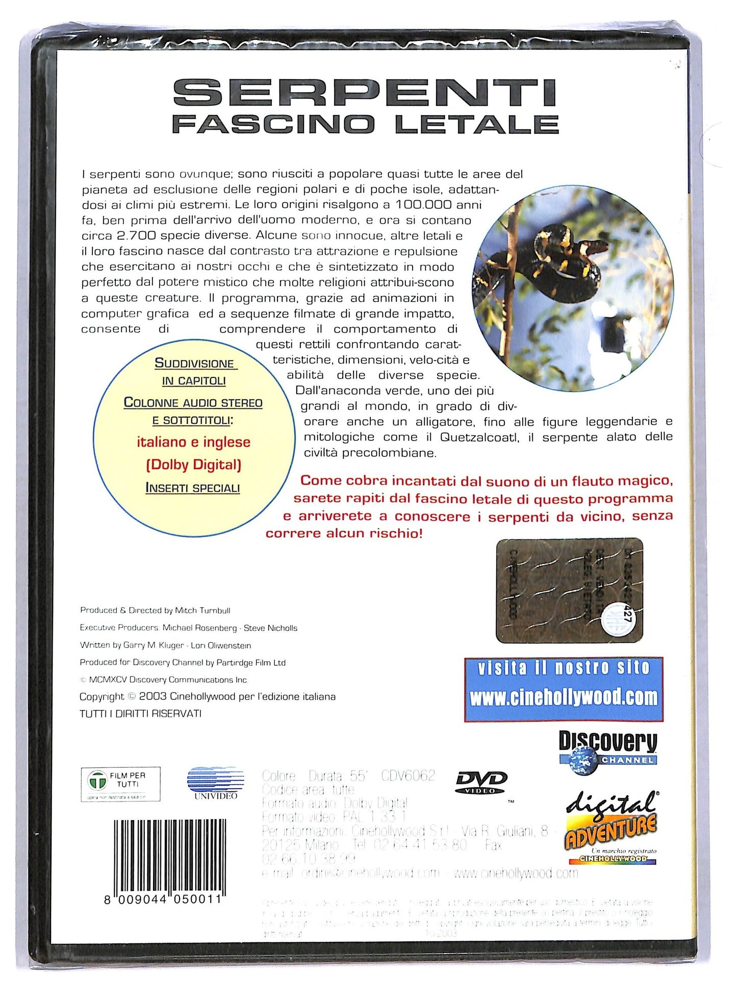 EBOND Discovery Channel - Serpenti Fascino Letale DVD DB711835