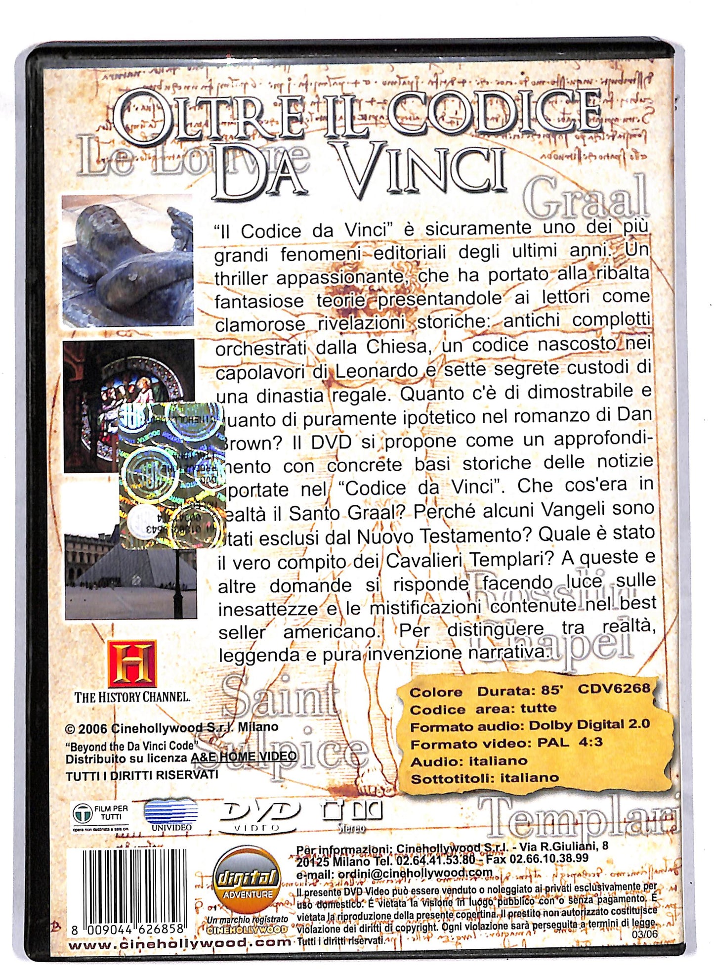 EBOND Oltre il codice Da Vinci DVD DB711838