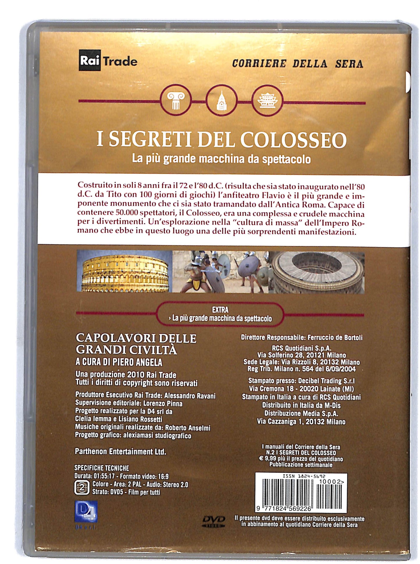 EBOND I Segreti Del Colosseo EDITORIALE DVD DB712321