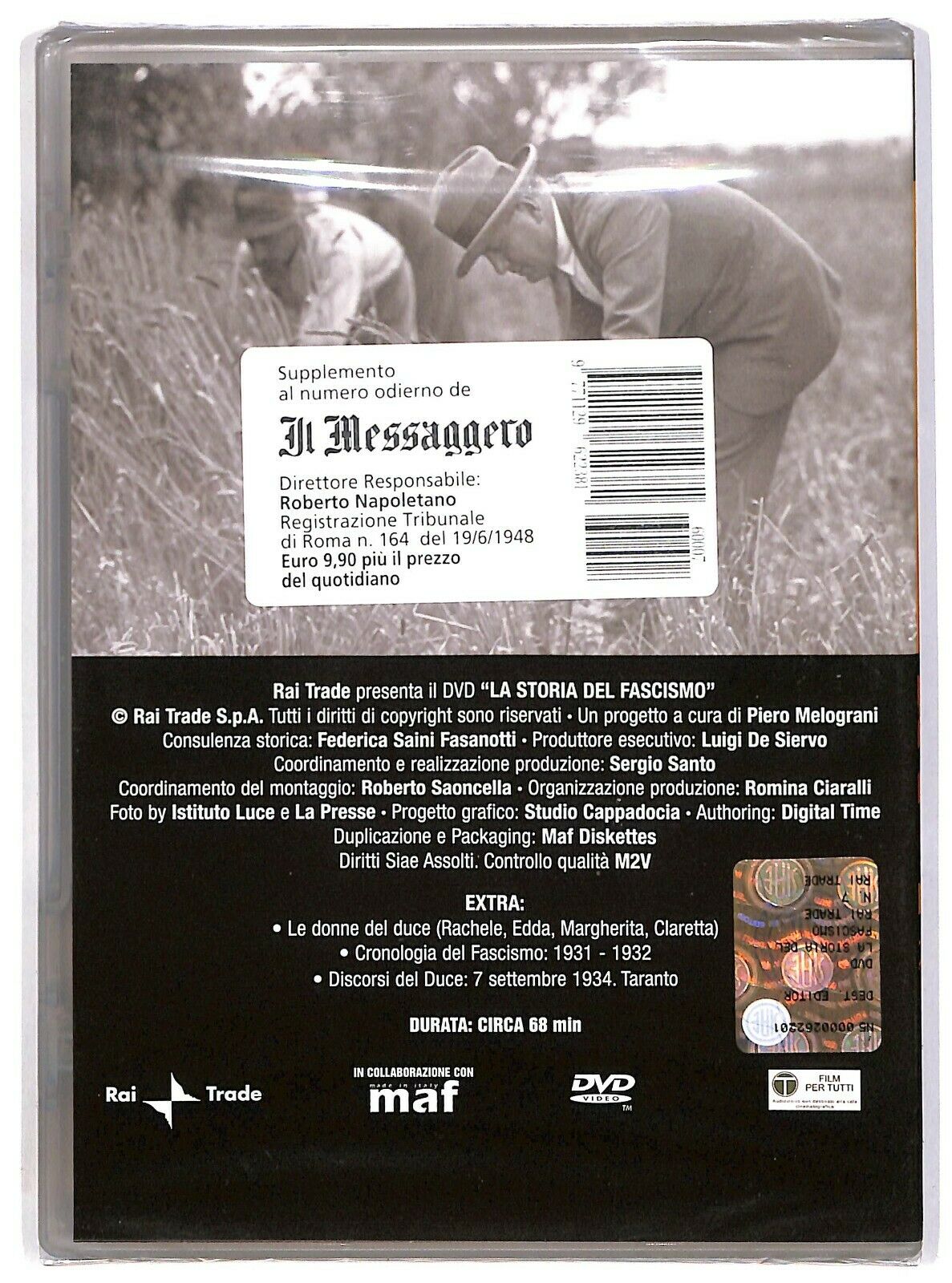 EBOND La Storia Del Fascismo Vol.7: Costruzione Consenso (1926-1936) DVD DB712344