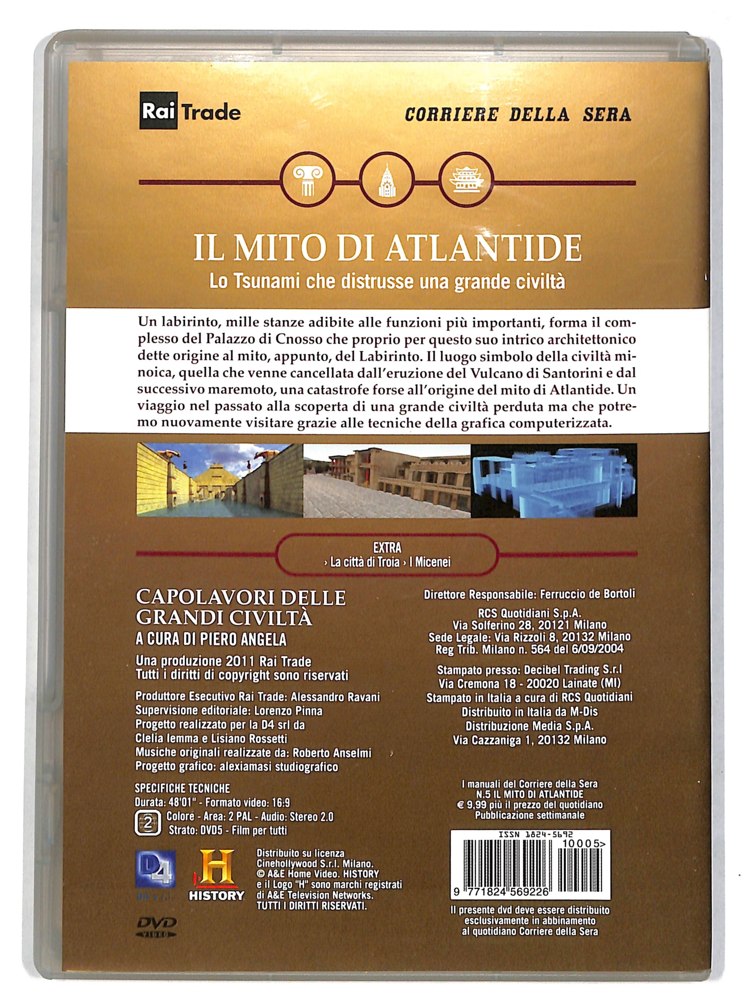 EBOND Piero Angela - Il mito di Atlantide EDITORIALE DVD DB712361