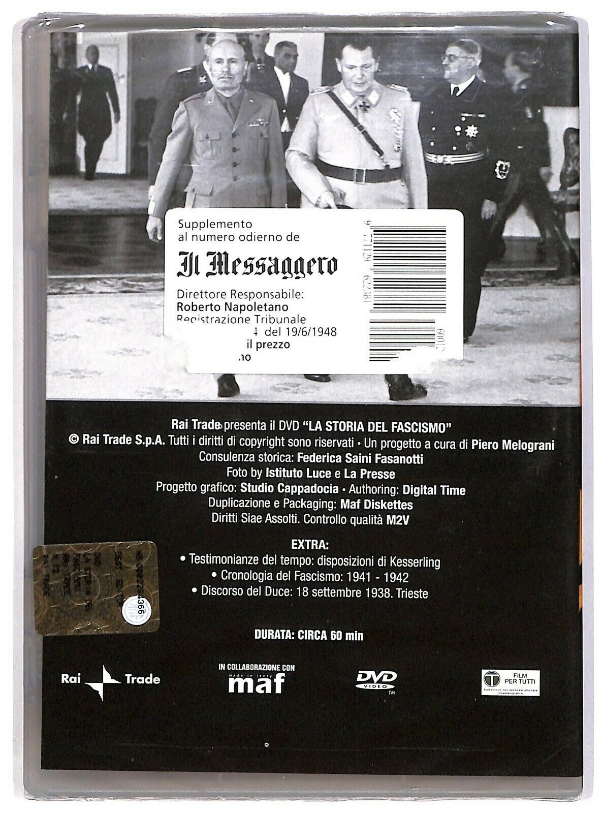 EBOND La Storia Del Fascismo Vol.12: L'italia Invasa 1943-1945 DVD DB712364