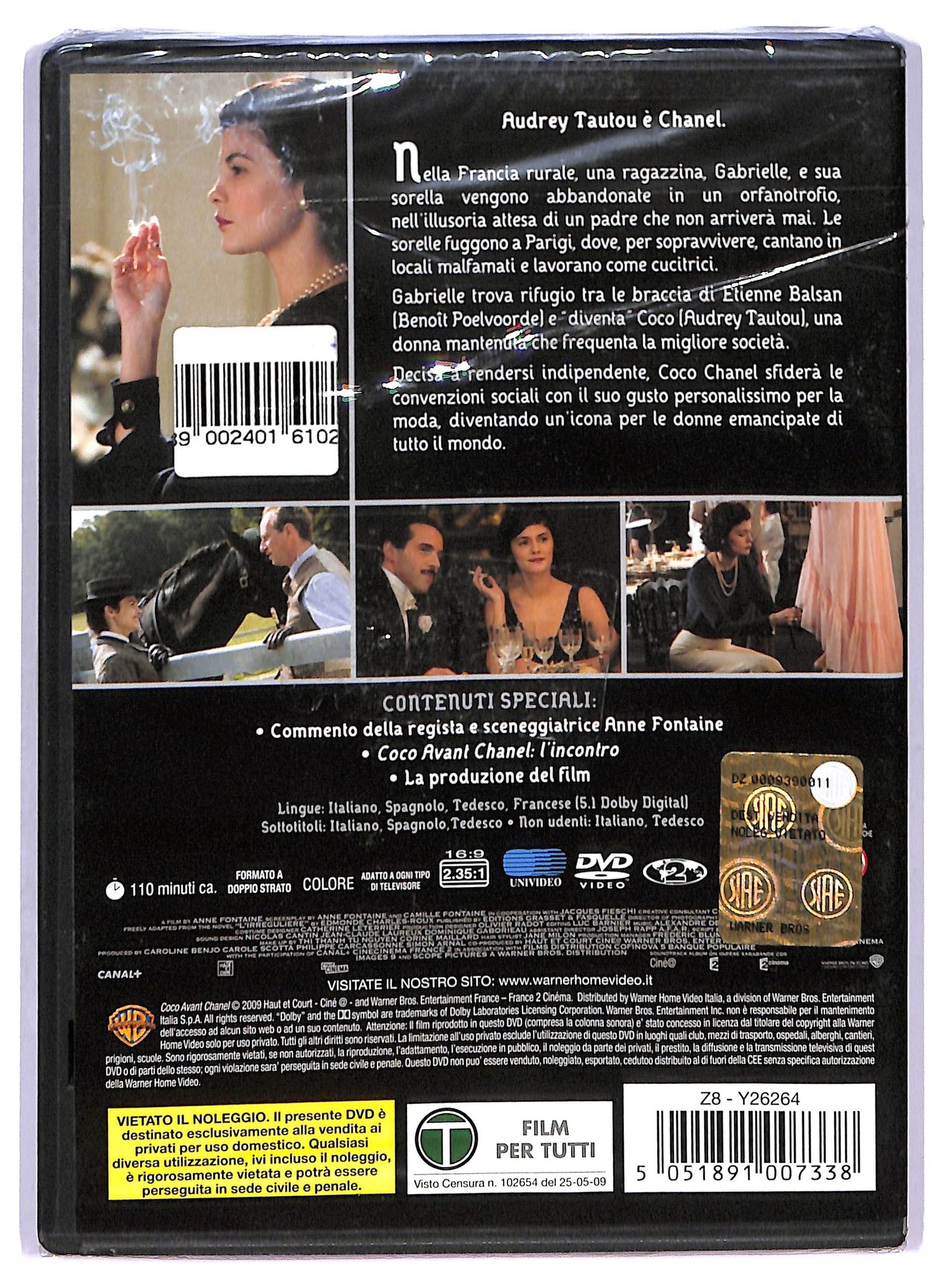 EBOND Coco avant Chanel L'amore prima del mito DVD DB712449