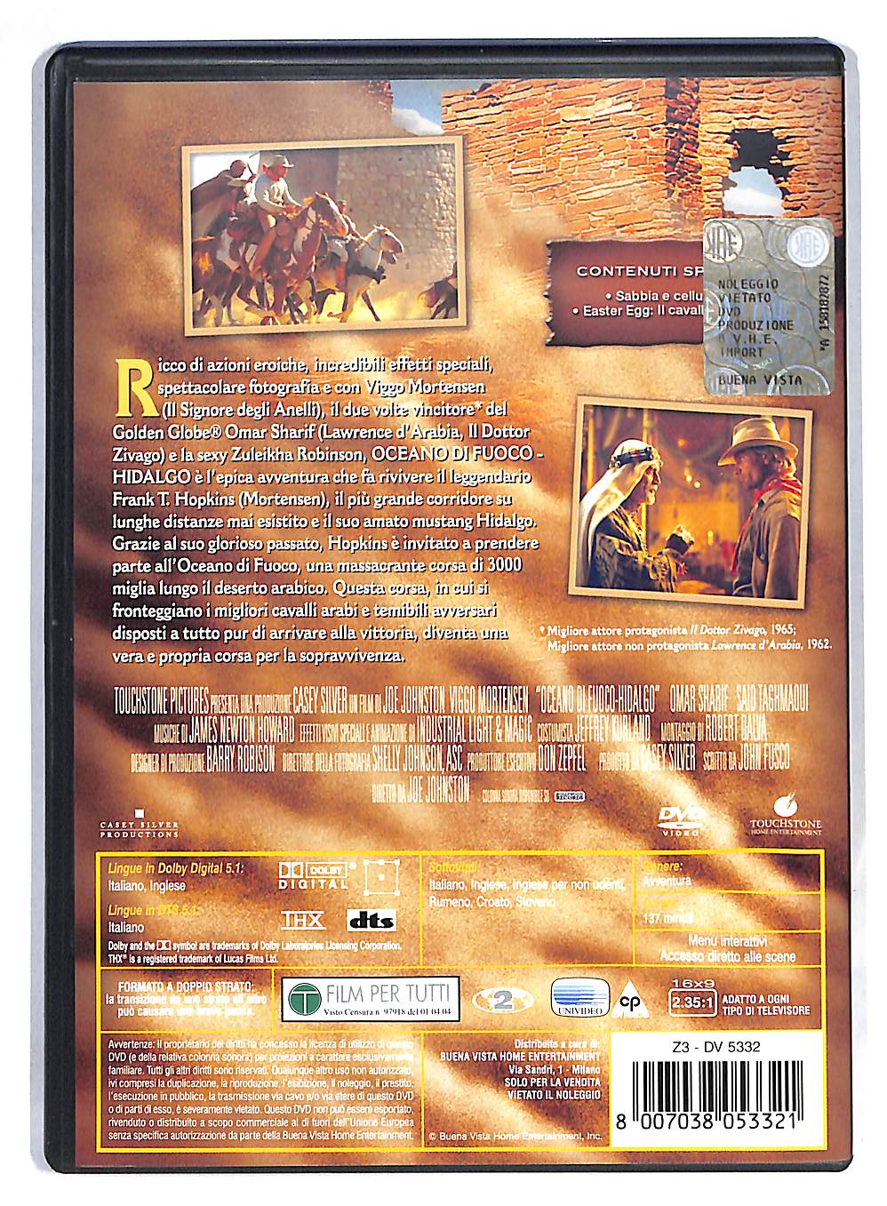 EBOND Oceano di fuoco - hidalgo DVD DB712643