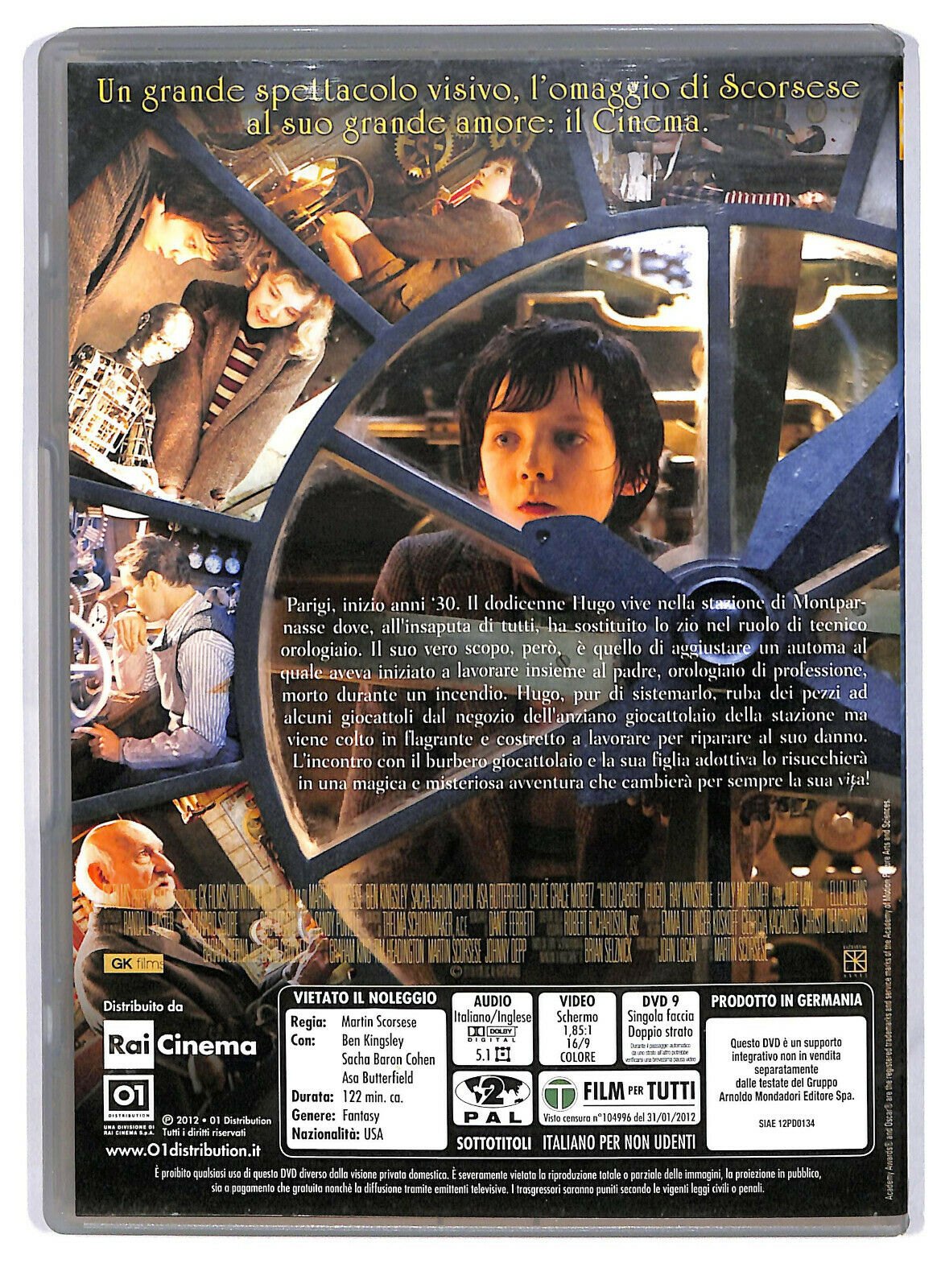 EBOND Hugo Cabret DVD DB712654