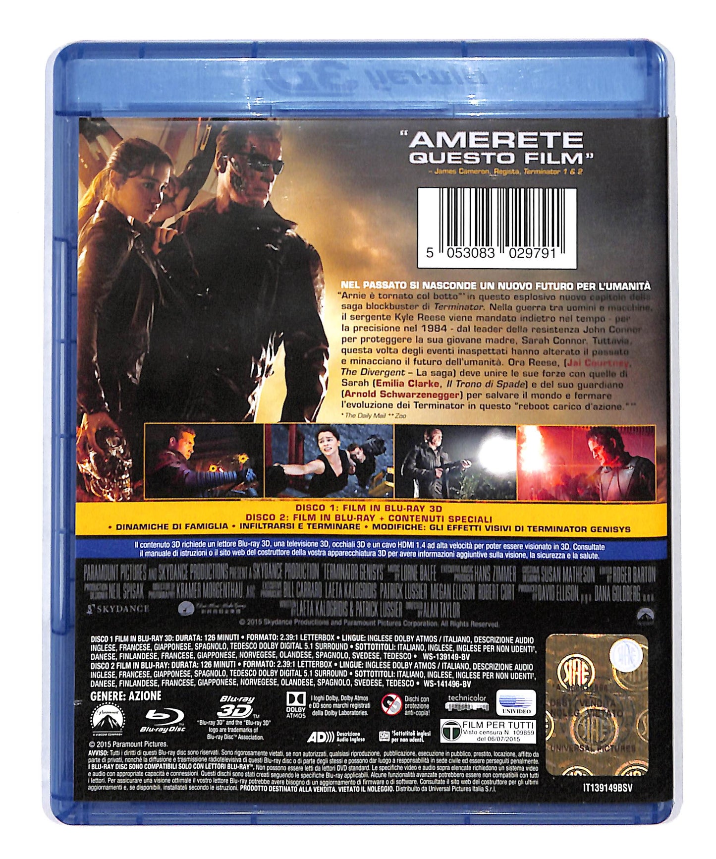 EBOND Terminator genisys 3D BLURAY+ BLURAY DB712712