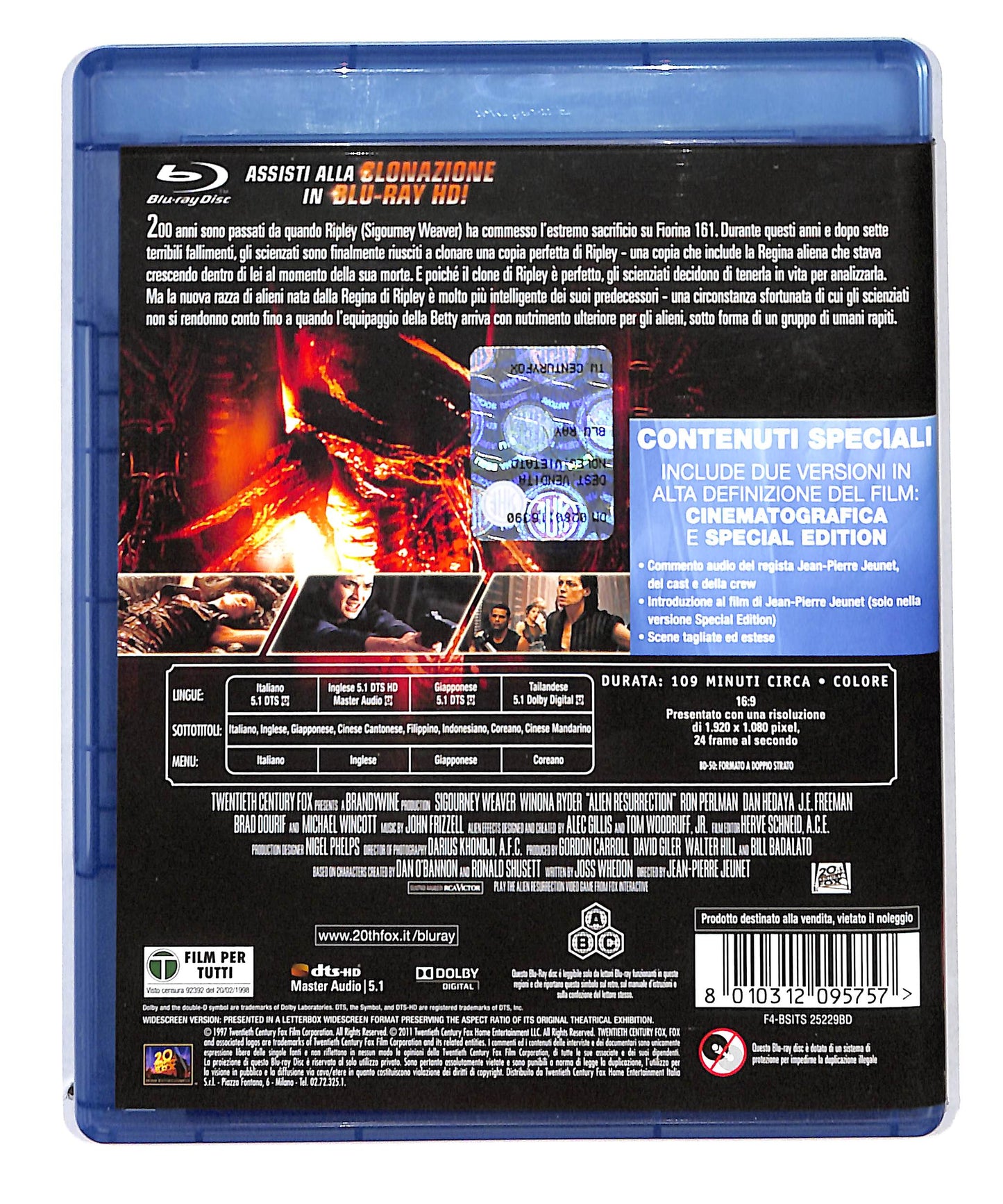 EBOND Alien 4 La Clonazione BLURAY DB712735