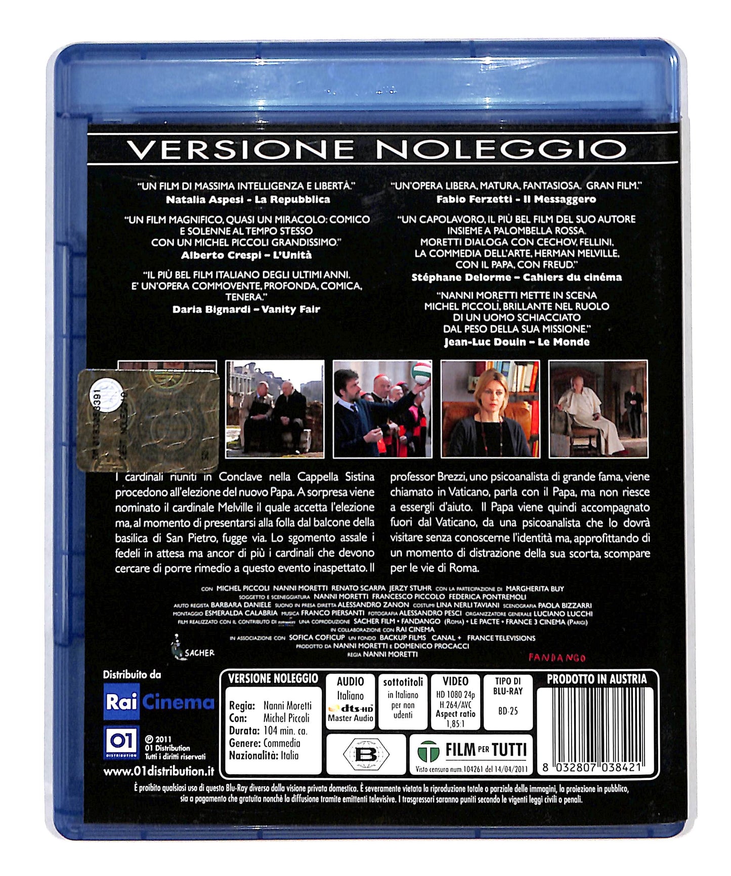 EBOND Habemus Papam NOLEGGIO BLURAY DB712917