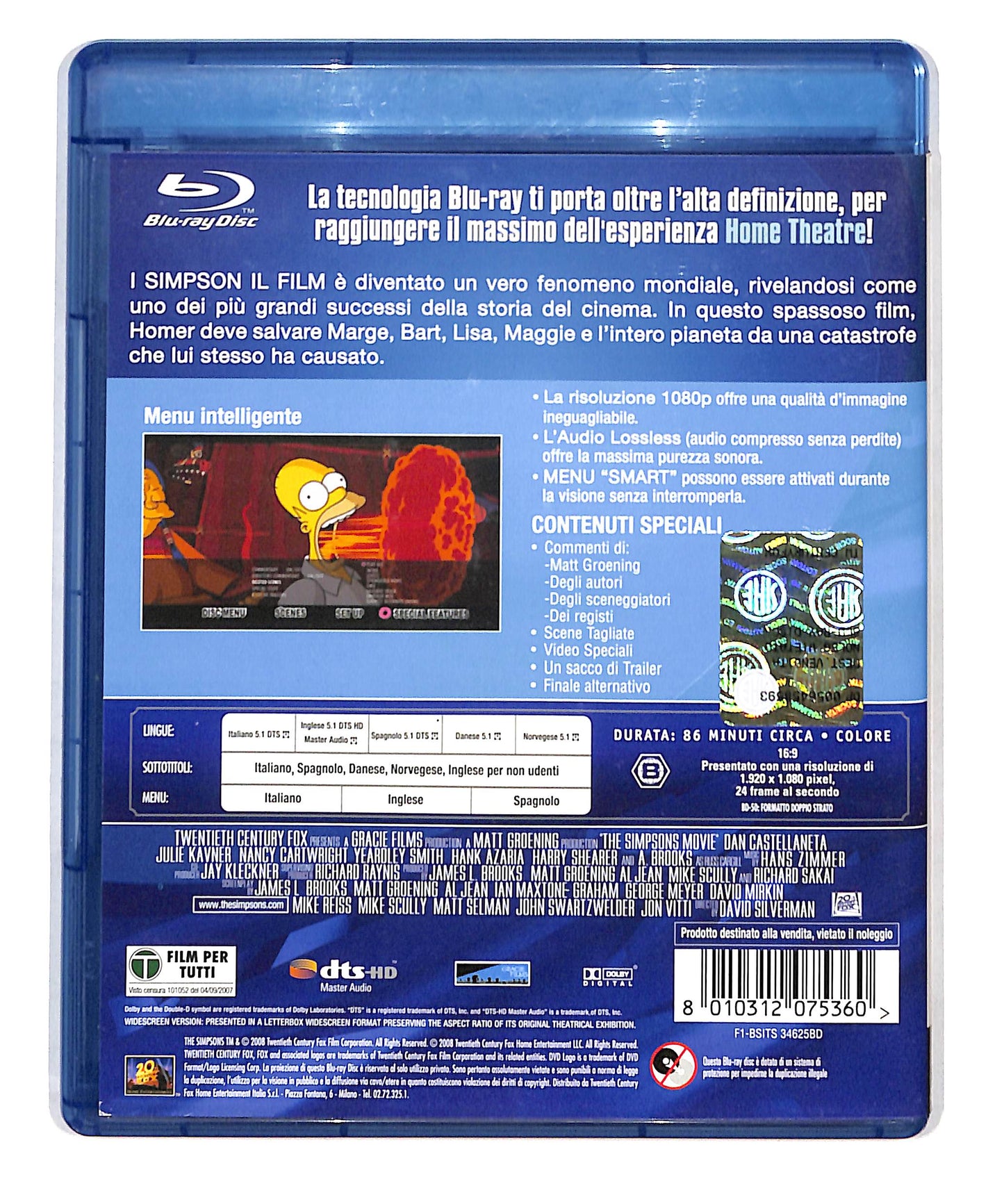 EBOND I Simpson - Il film BLURAY DB712946