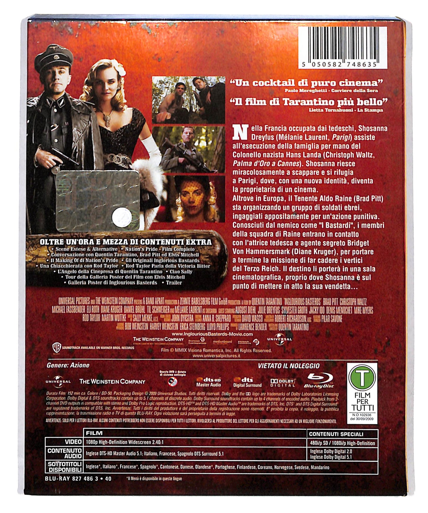 EBOND Bastardi Senza Gloria BLURAY Slipcase BLURAY DB712951