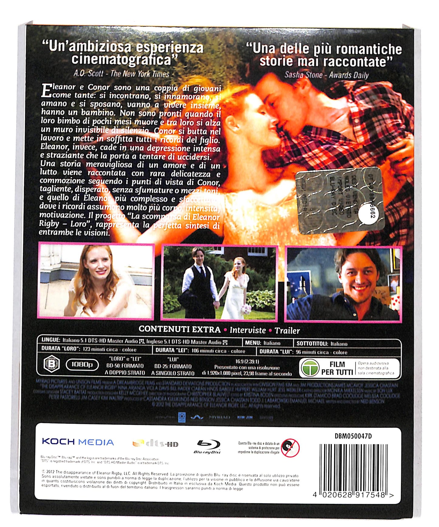 EBOND La Scomparsa Di Eleanor Rigby BLURAY DB712956