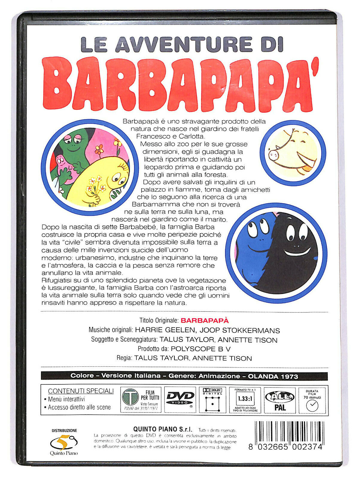 EBOND Le Avventure Di Barbapapa DVD DB713125