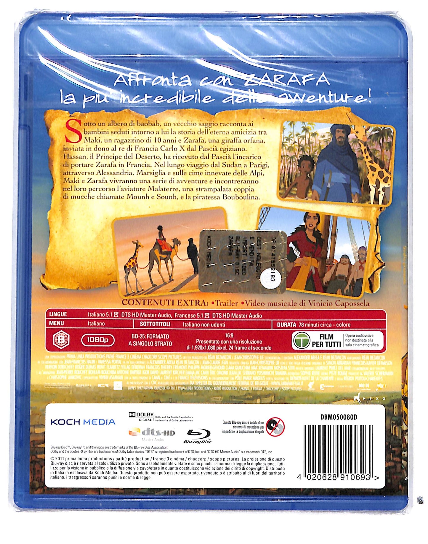 EBOND Le avventure di Zarafa - Giraffa giramondo BLURAY DB713206