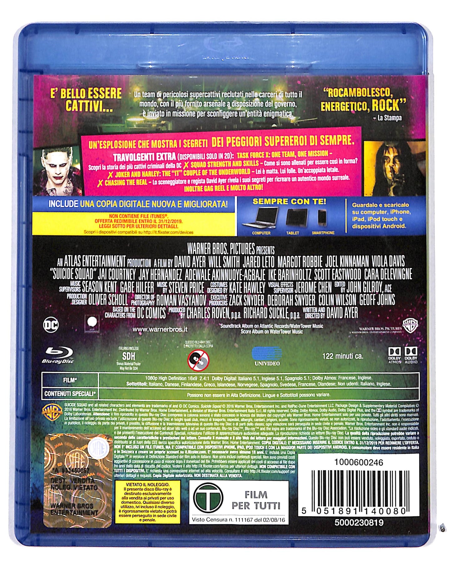 EBOND Suicide Squad BLURAY BLURAY DB713246