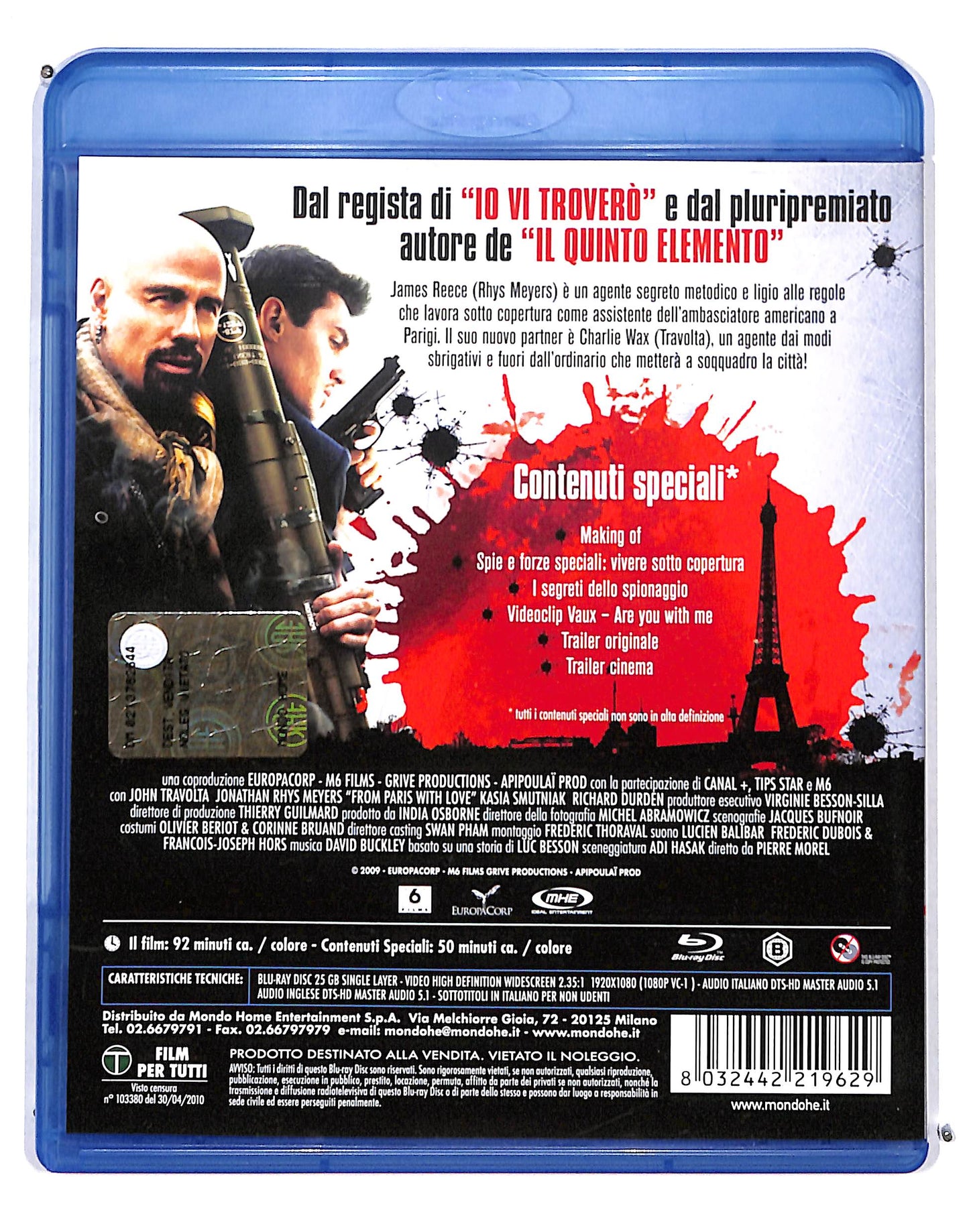 EBOND From Paris with love BLURAY BLURAY DB713248