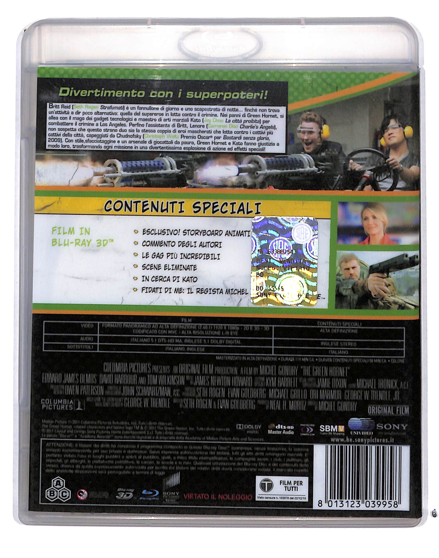 EBOND The Green Hornet 3D BLURAY BLURAY DB713267