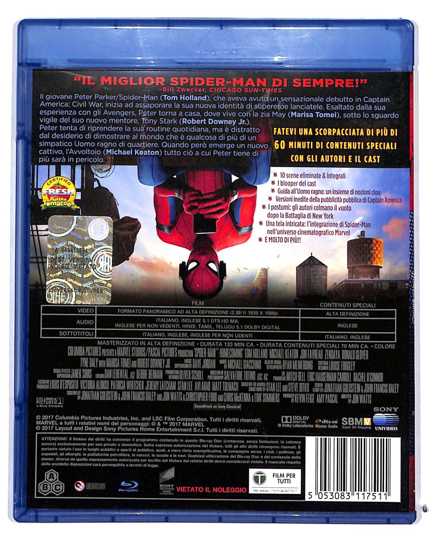 EBOND Spider-Man Homecoming BLURAY BLURAY DB713269