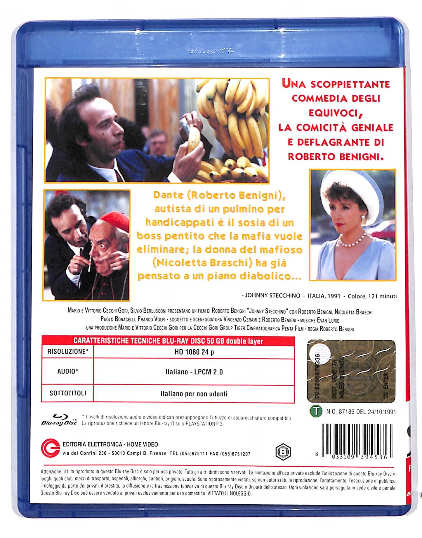 EBOND Johnny Stecchino BLURAY BLURAY DB713273