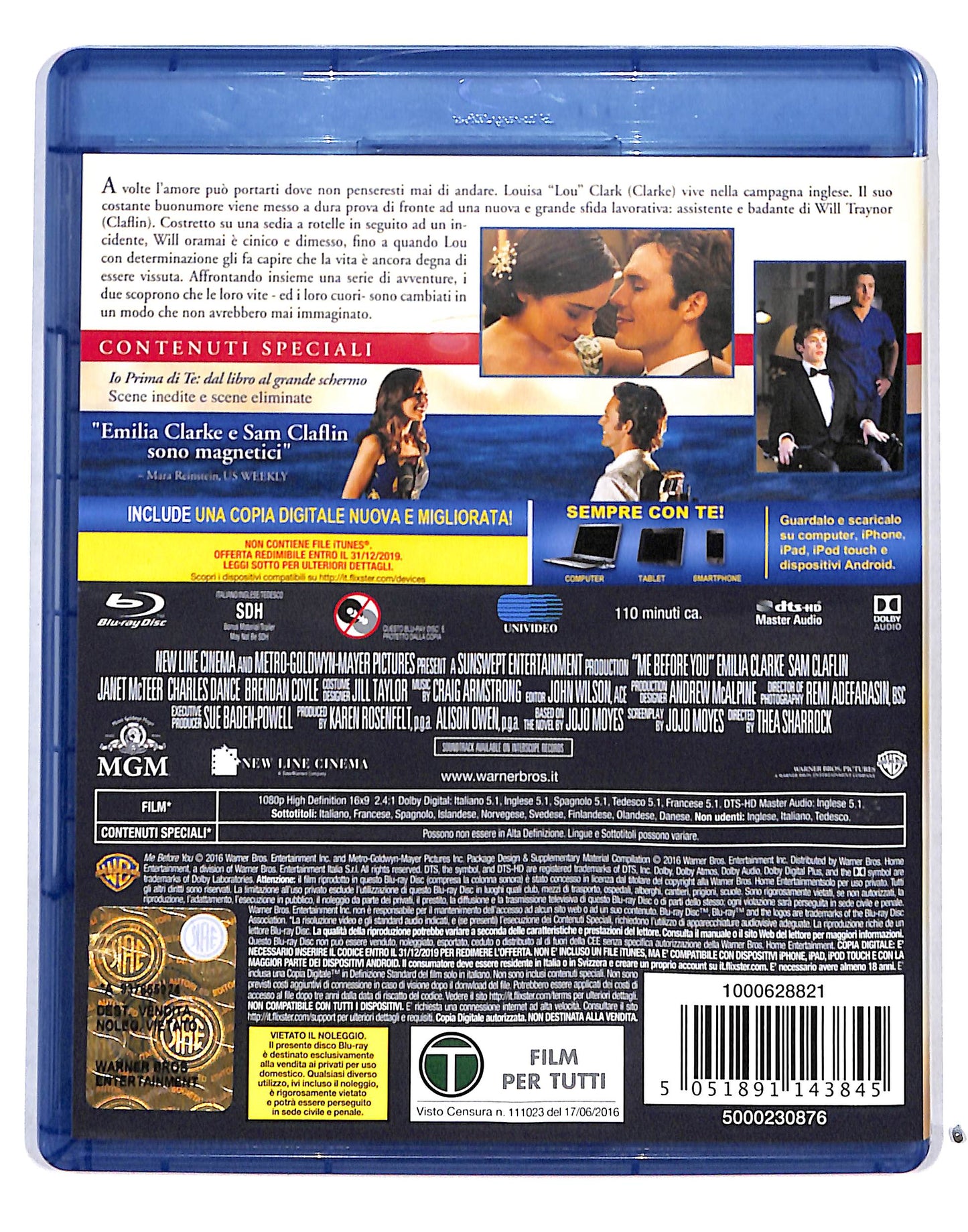 EBOND Io Prima di Te BLURAY DB713278