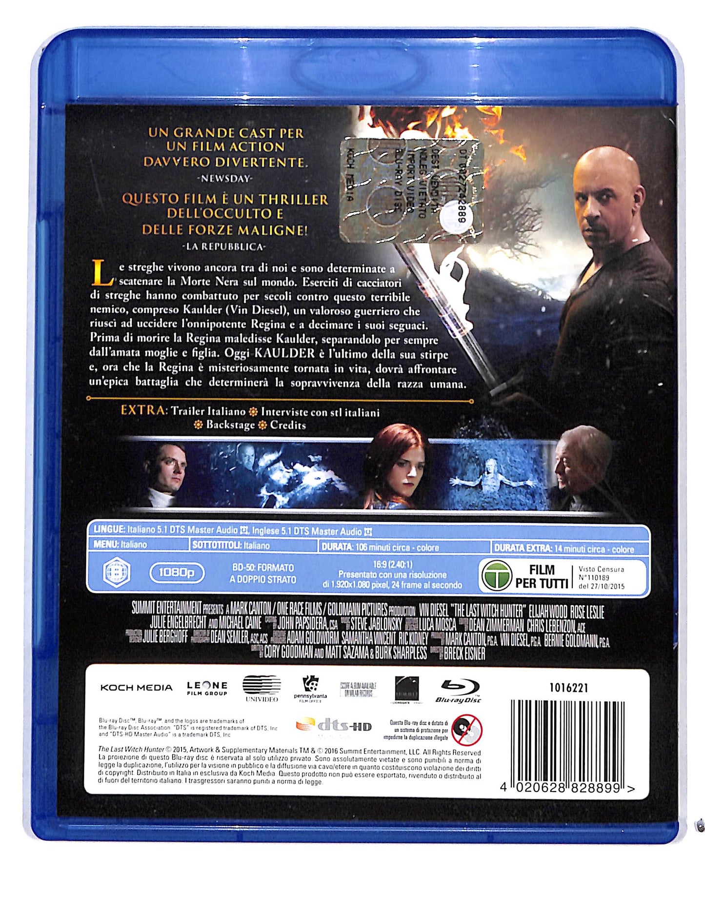EBOND The Last Witch Hunter BLURAY BLURAY DB713281