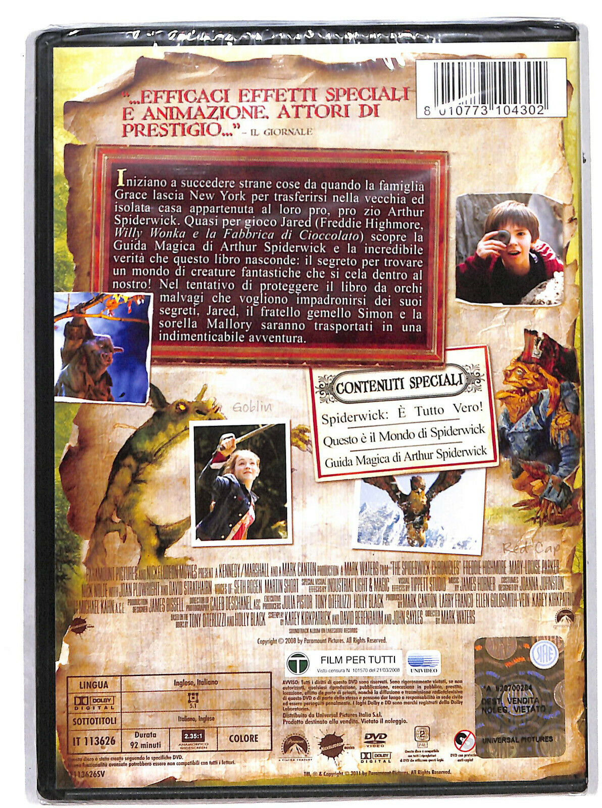 EBOND Spiderwick - Le Cronache DVD DB713429