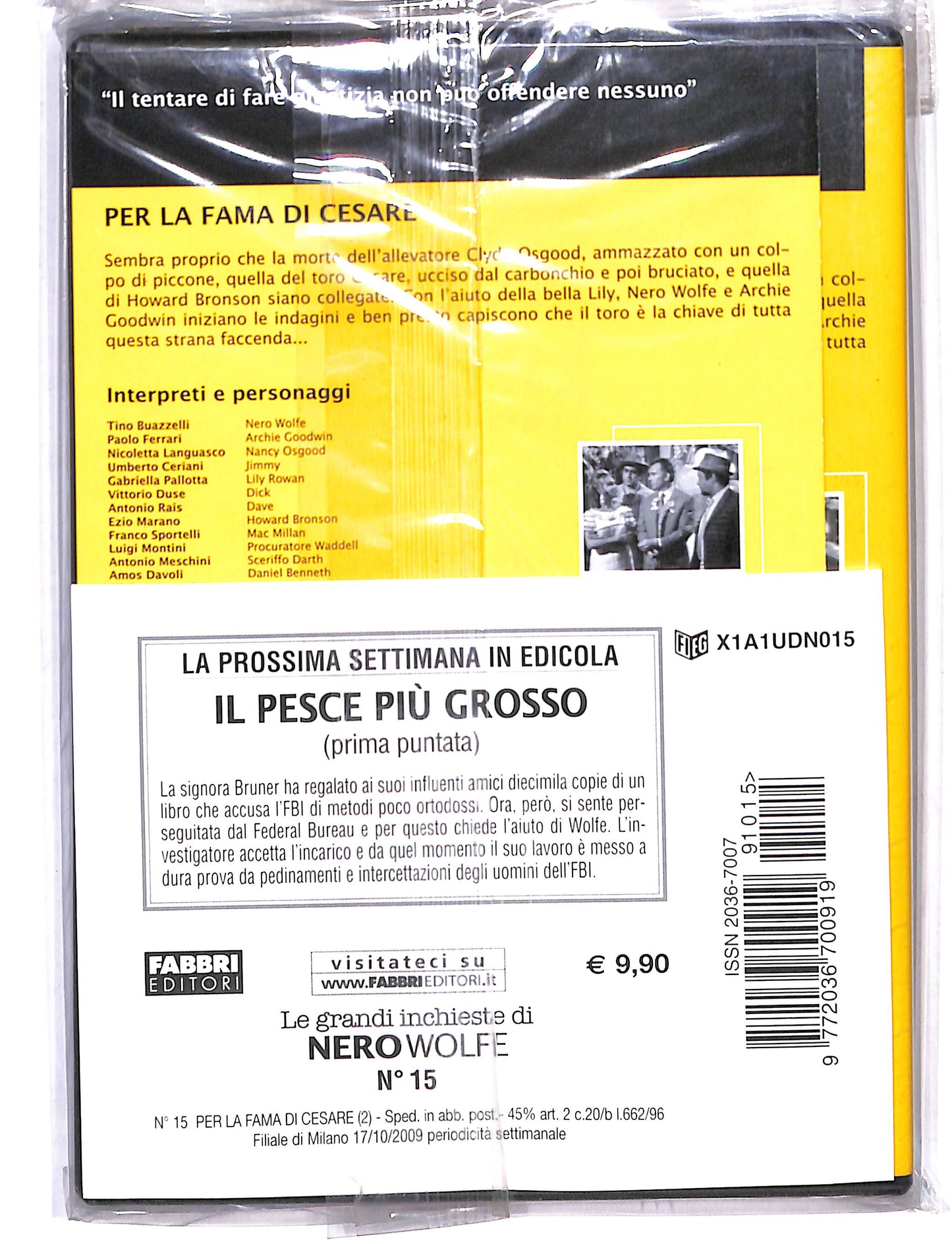 EBOND Nero Wolfe - Per la fama di Cesare 2 puntata DVD DB713618