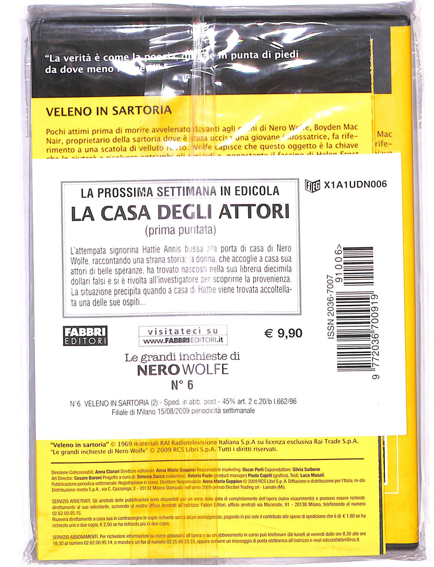 EBOND Nero Wolfe - Veleno in sartoria 2 puntata DVD DB713620