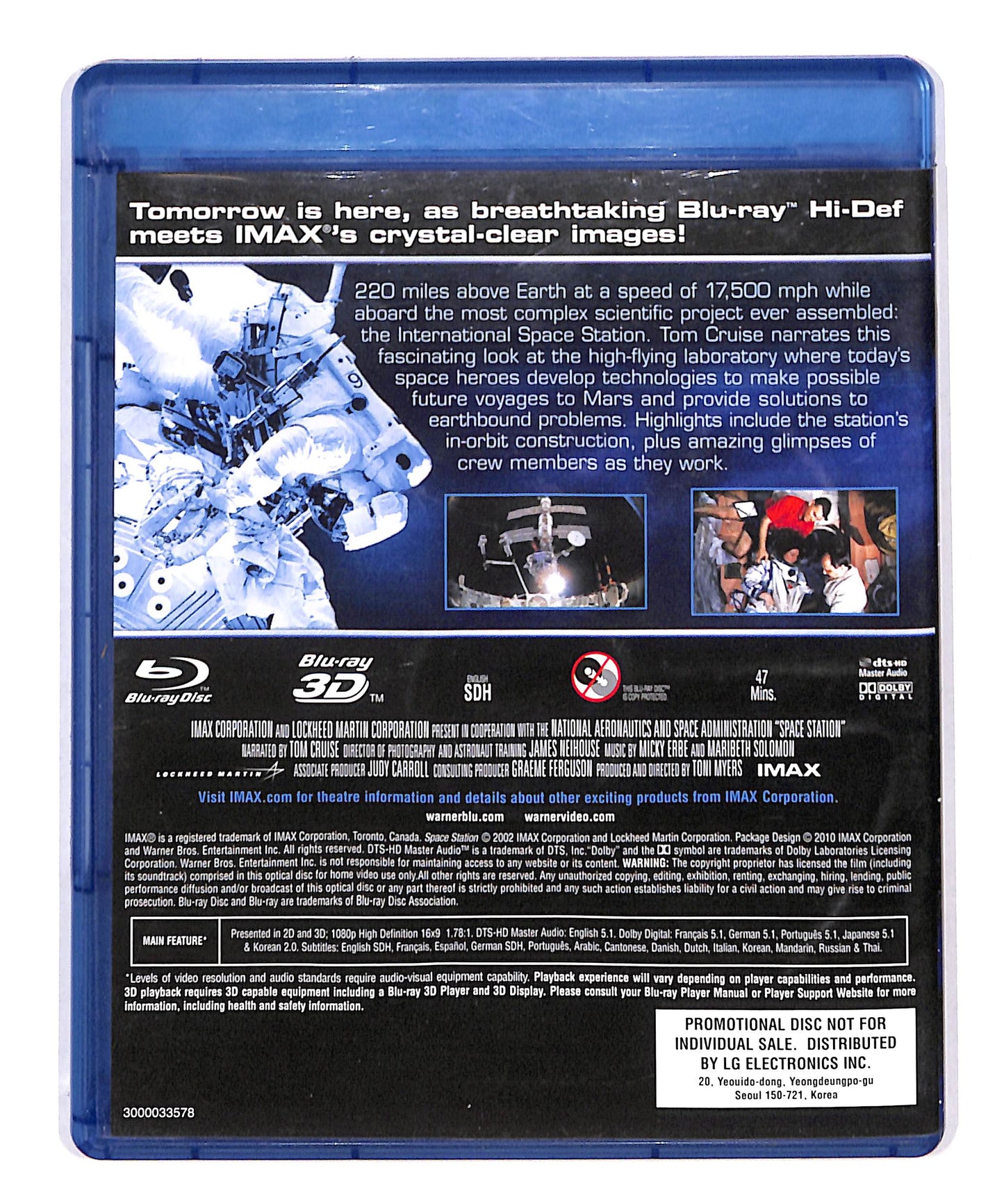 EBOND IMAX Space station 3D BLURAY DB713725