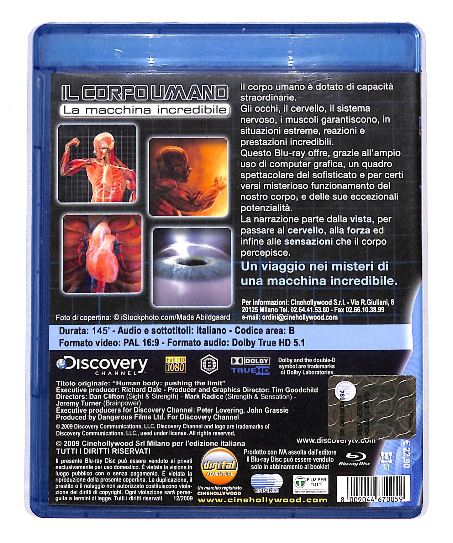 EBOND Il corpo umano - La macchina incredibile BLURAY DB713727