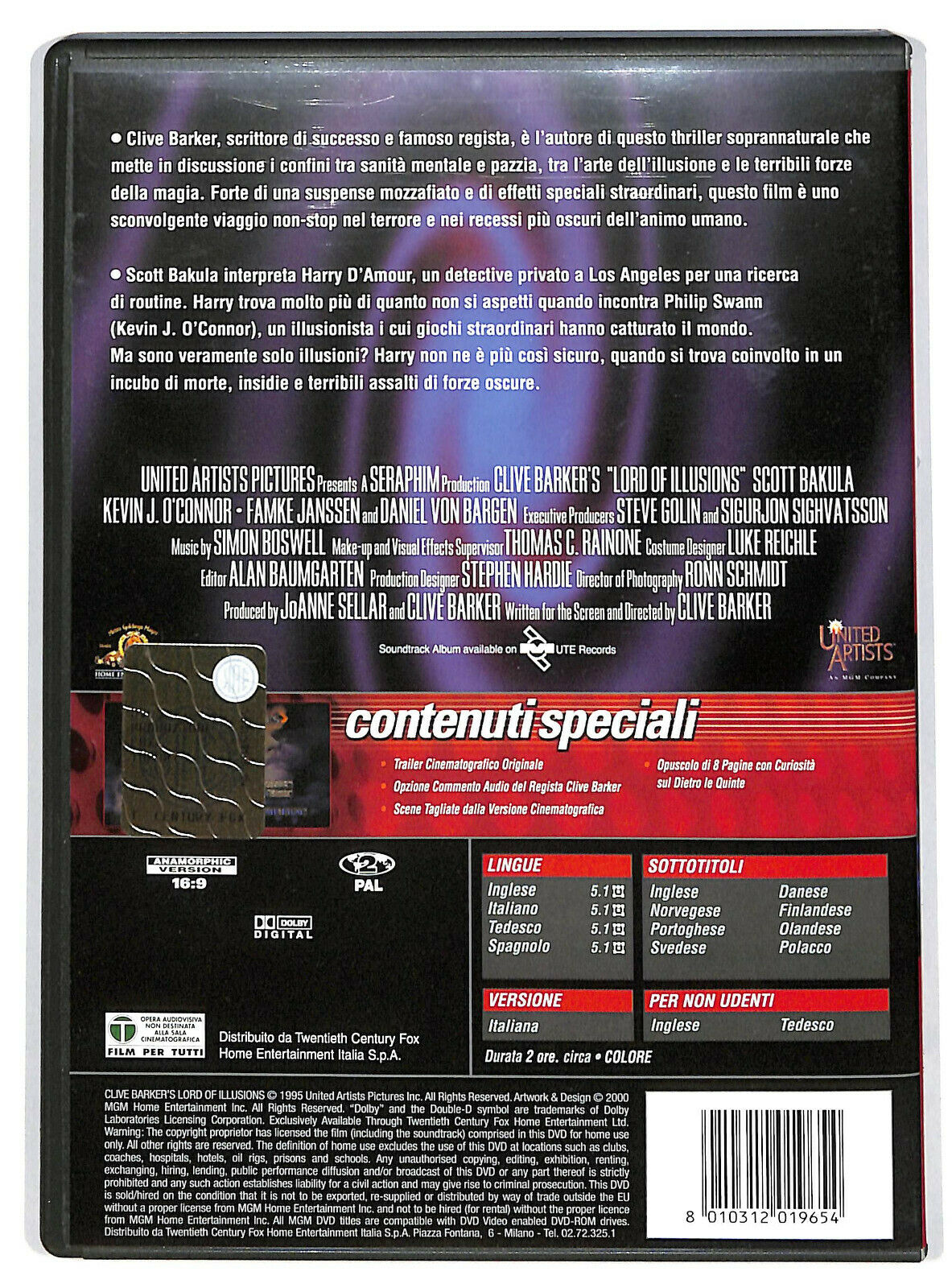 EBOND Il Signore Delle Illusioni DVD DB713807