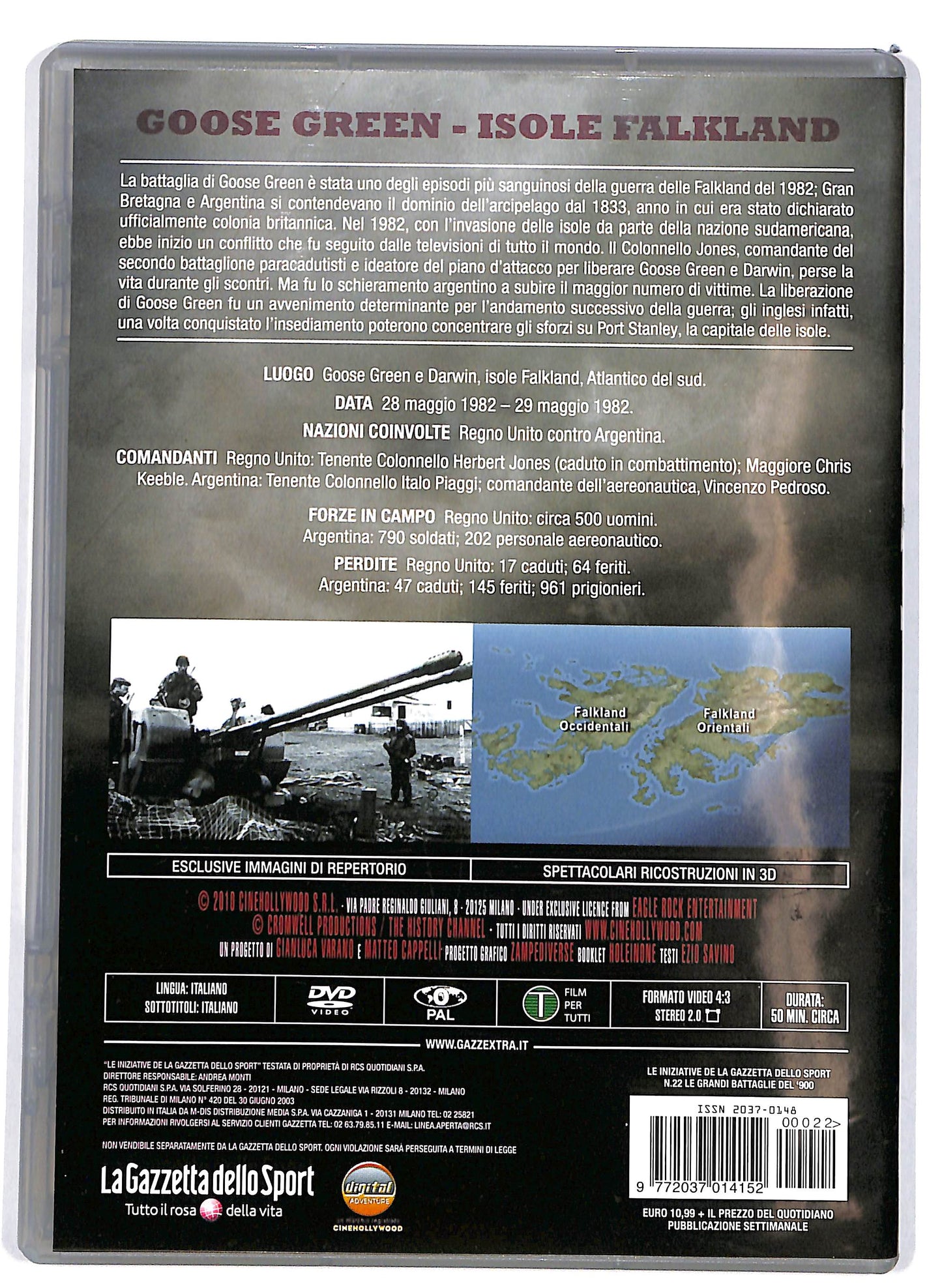 EBOND Goose Green - isole Falkland vol.22 EDITORIALE DVD DB713910