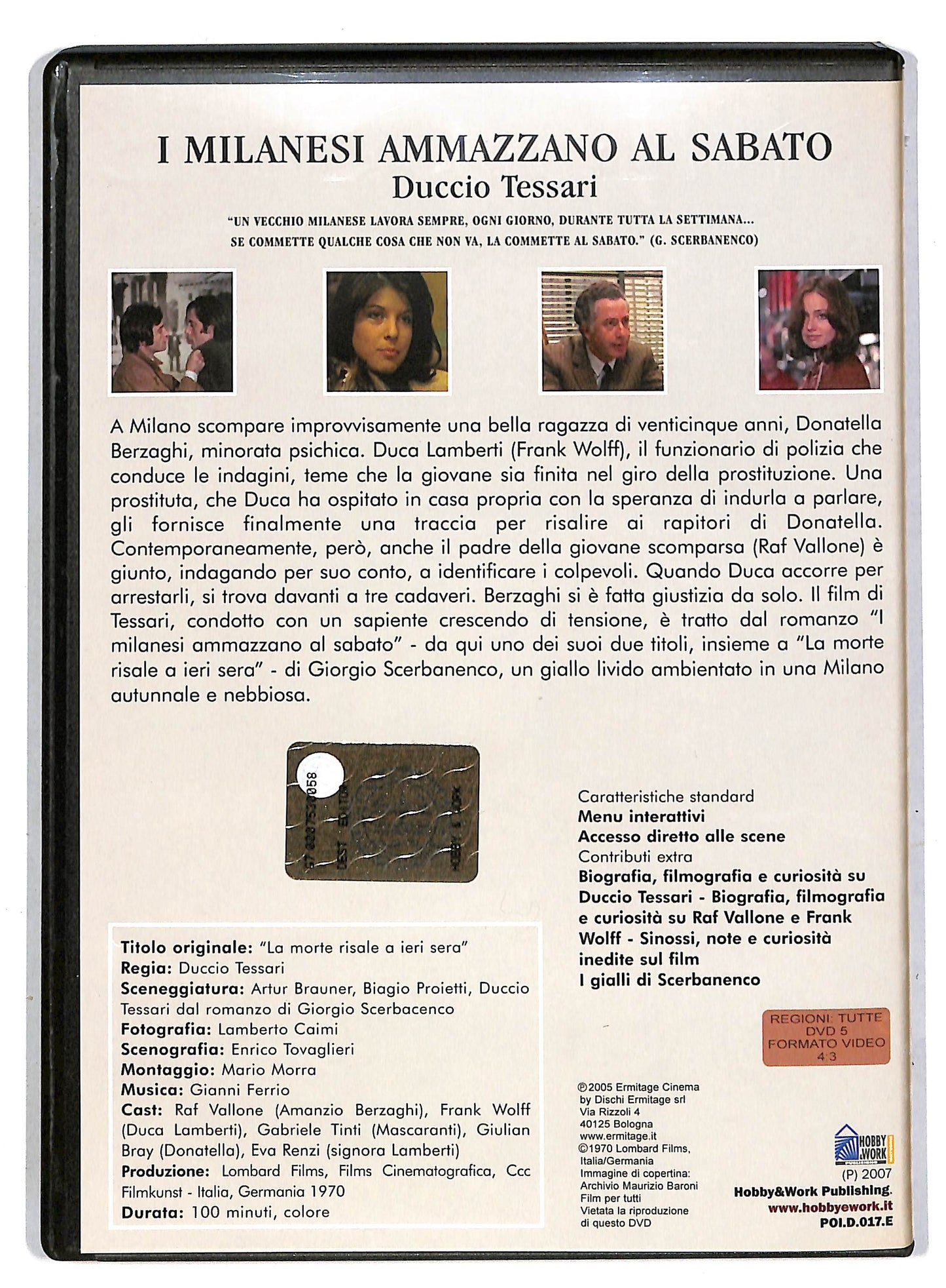 EBOND I milanesi ammazzano al sabato EDITORIALE DVD DB713919