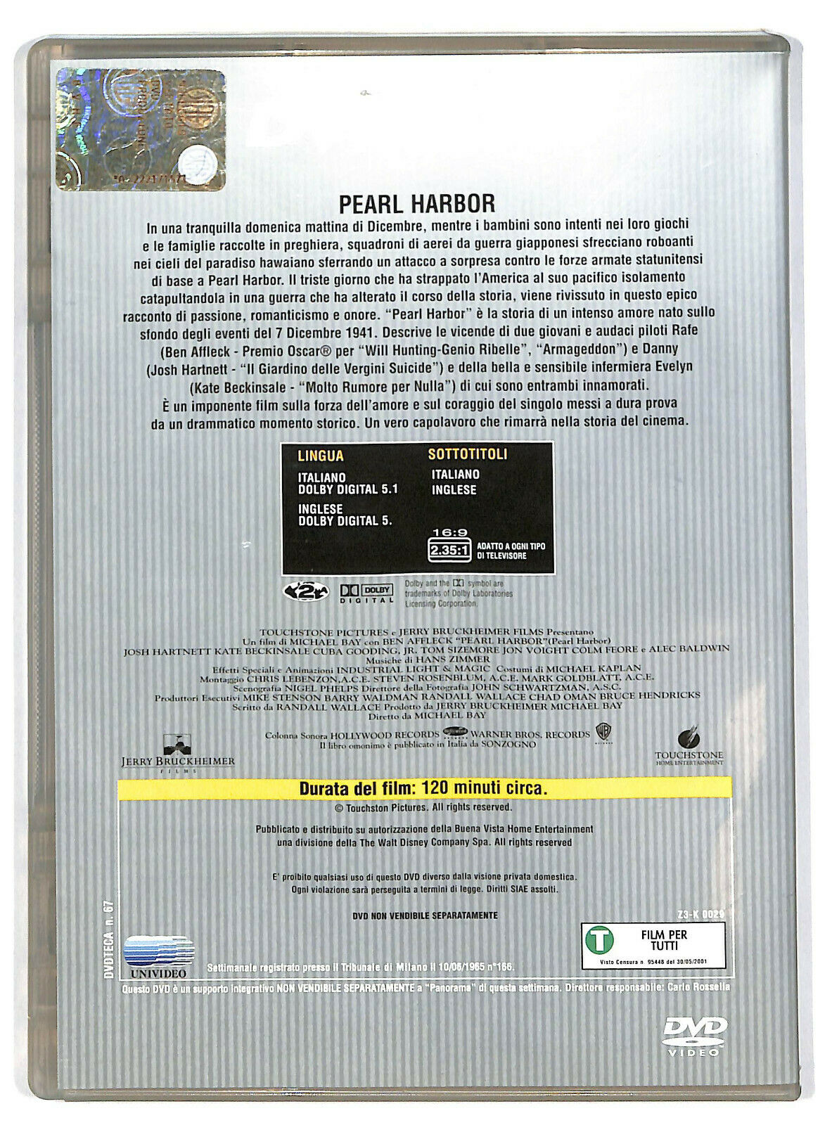 EBOND Pearl Harbor Editoriale DVD DB713930