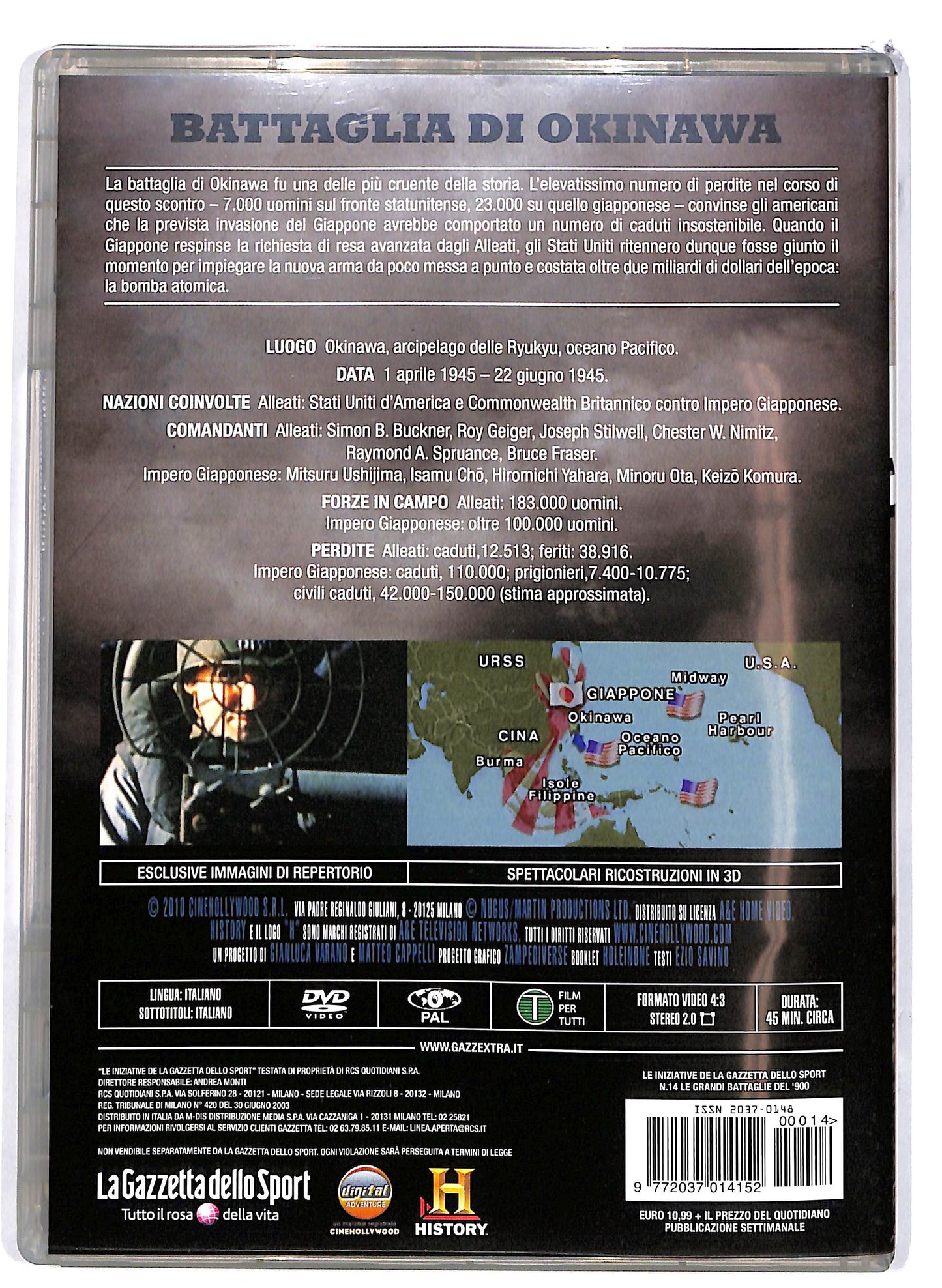 EBOND Battaglia di okinawa 1945 EDITORIALE DVD DB713934