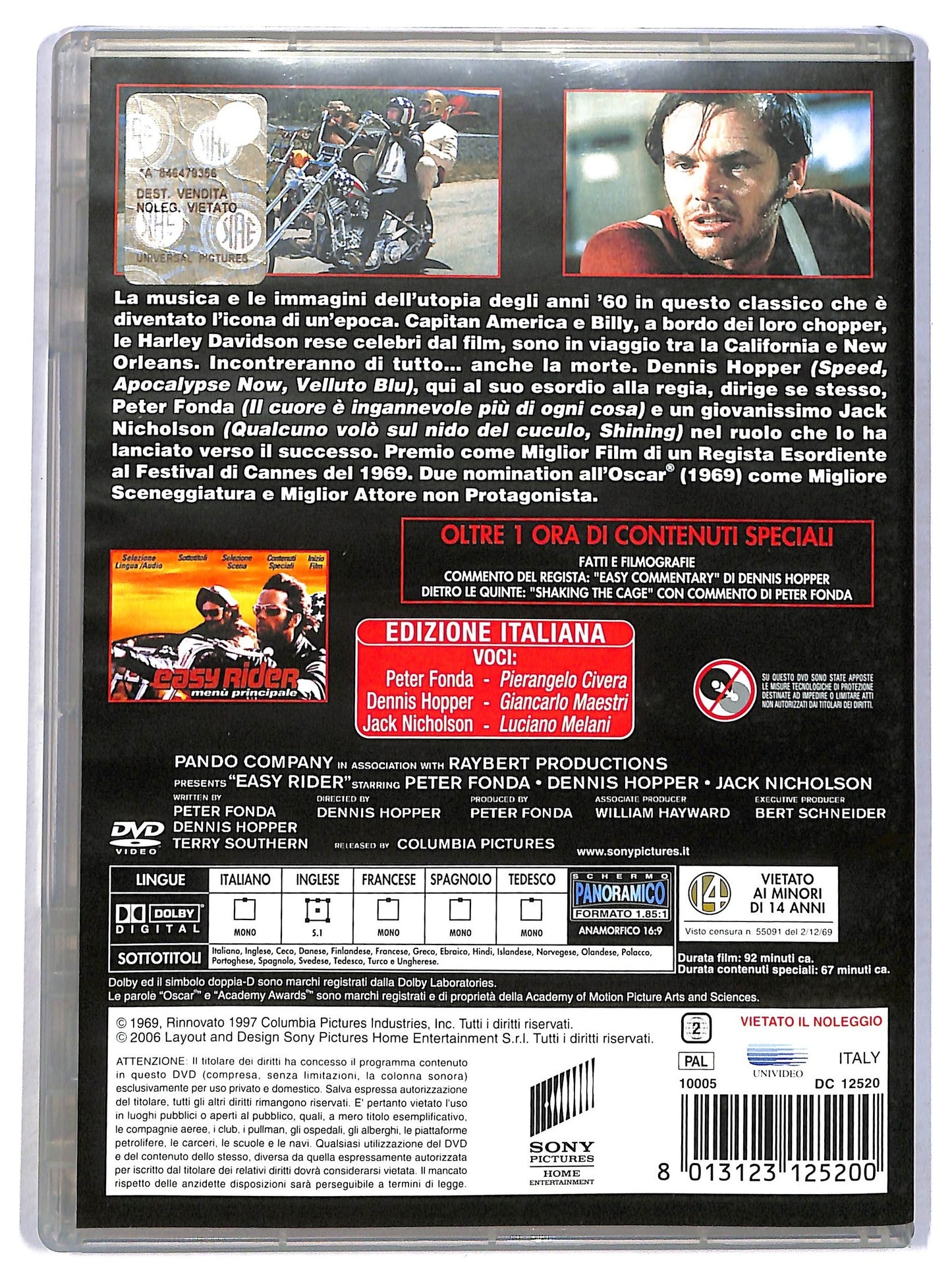 EBOND easy rider EDIZIONE SPECIALE DVD DB714258