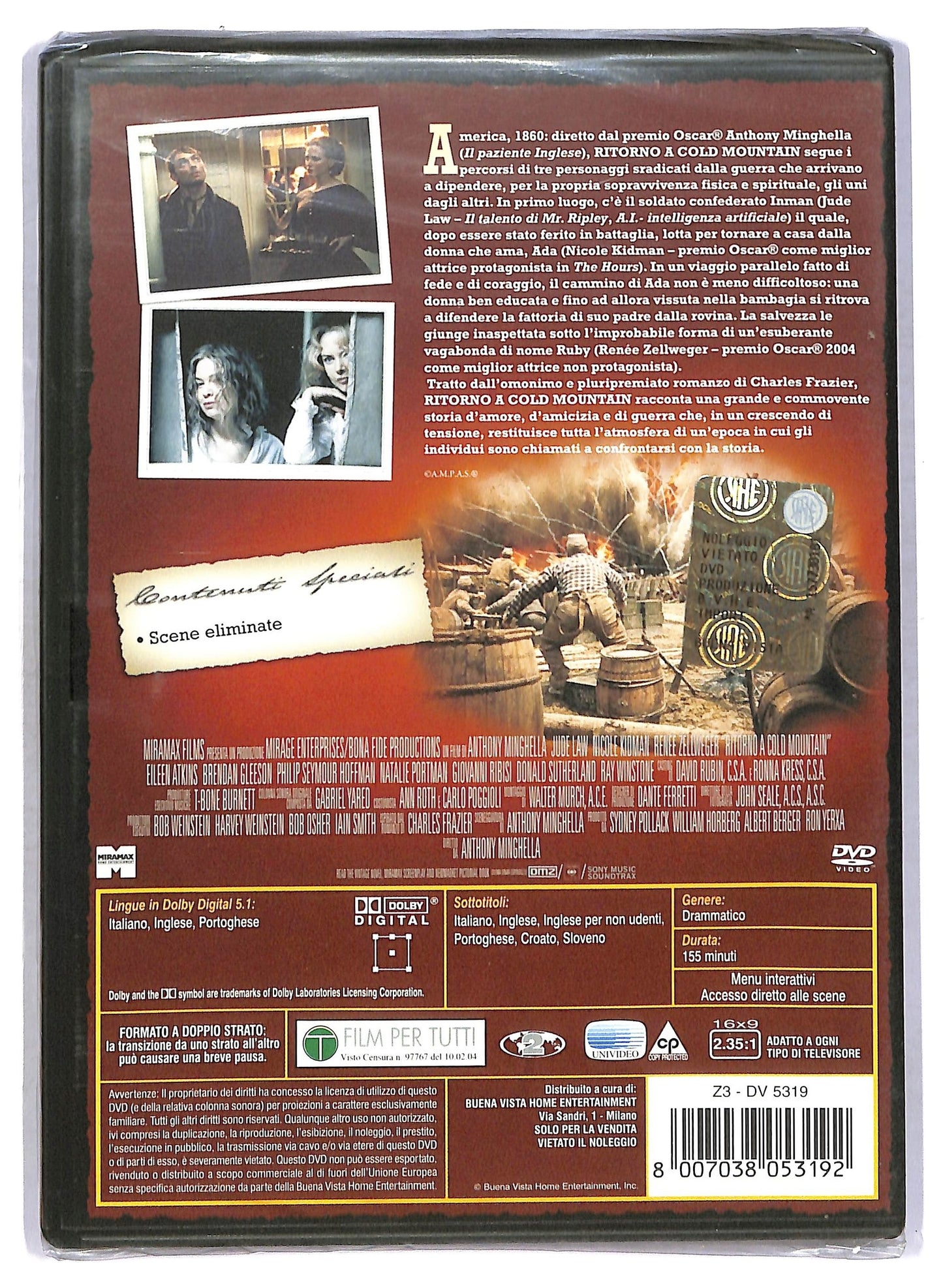 EBOND Ritorno a Cold Mountain DVD DB714316