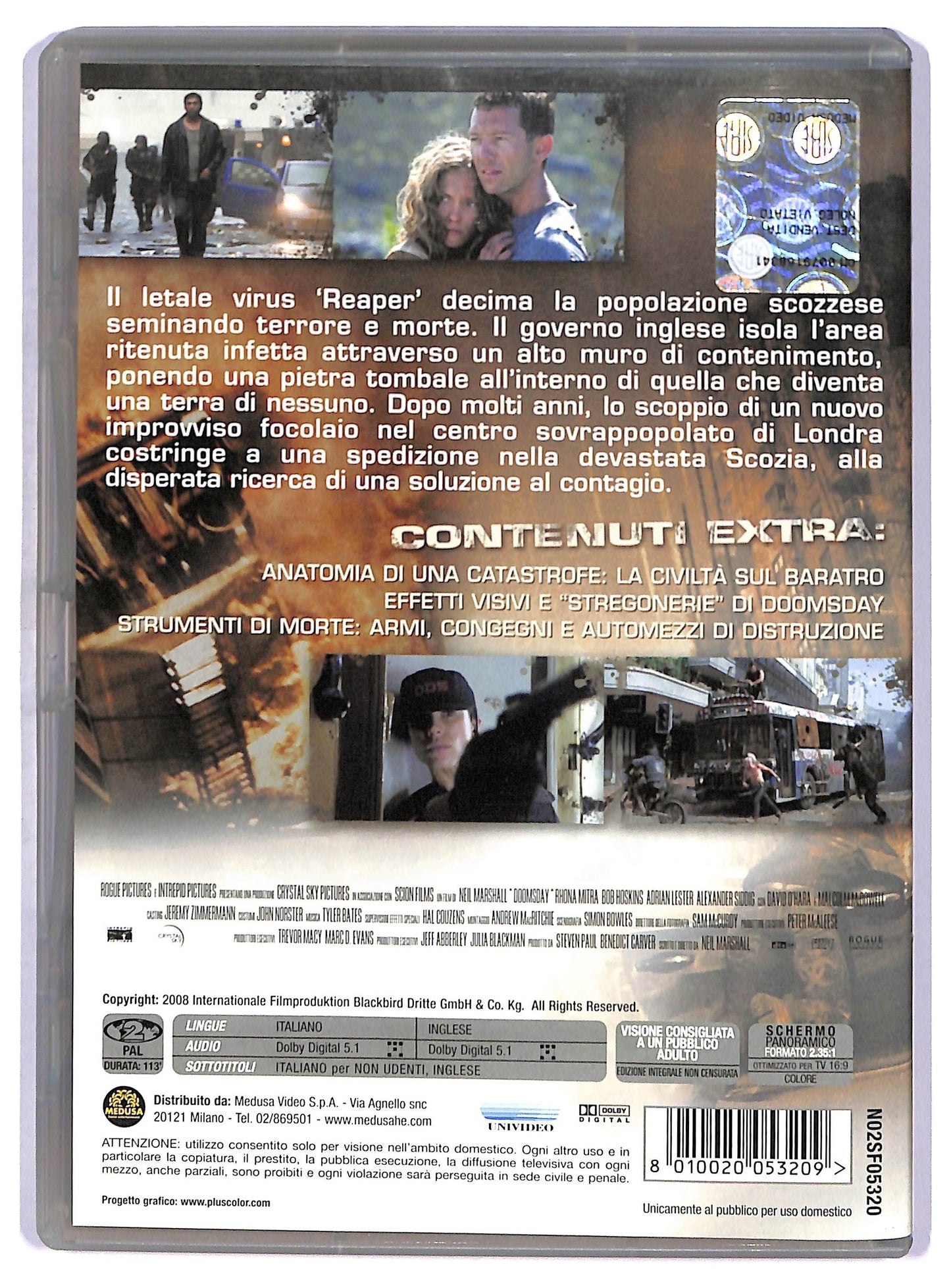 EBOND Doomsday - Il giorno del giudizio DVD DB714334
