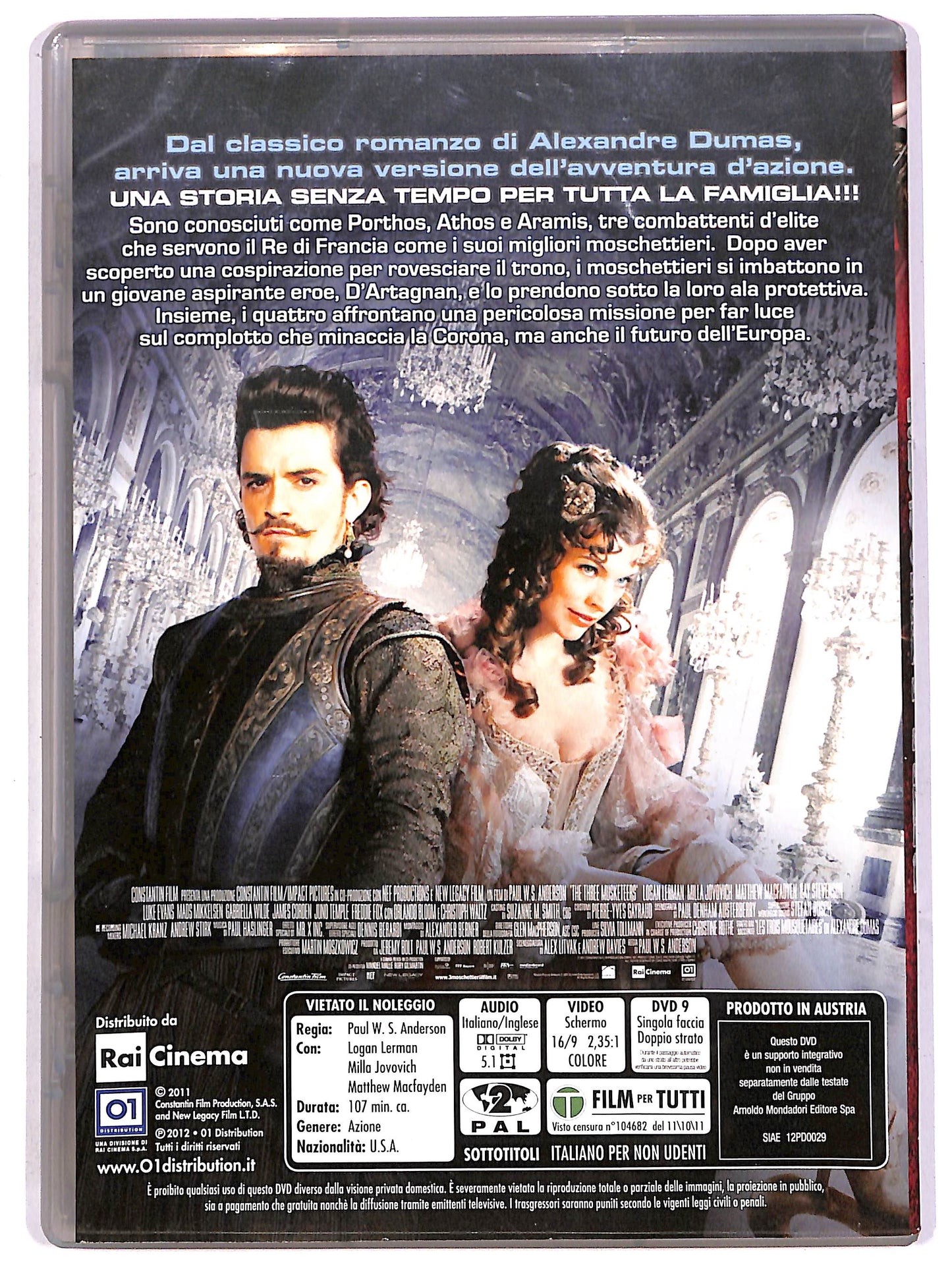 EBOND I tre moschettieri EDITORIALE DVD DB714361