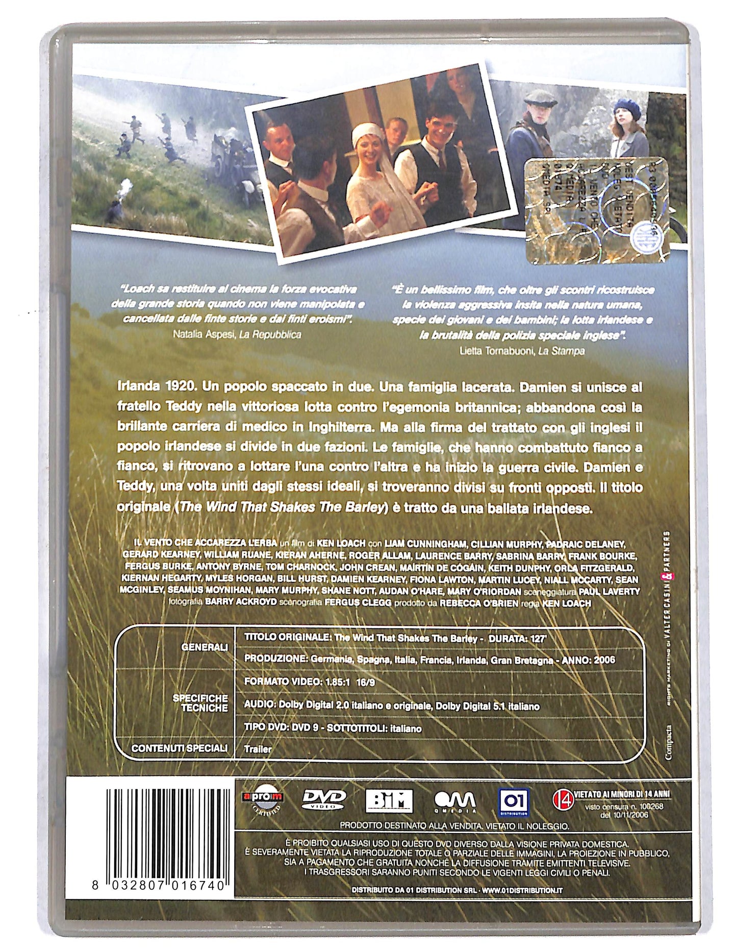 EBOND Il vento che accarezza l'erba DVD DB714626