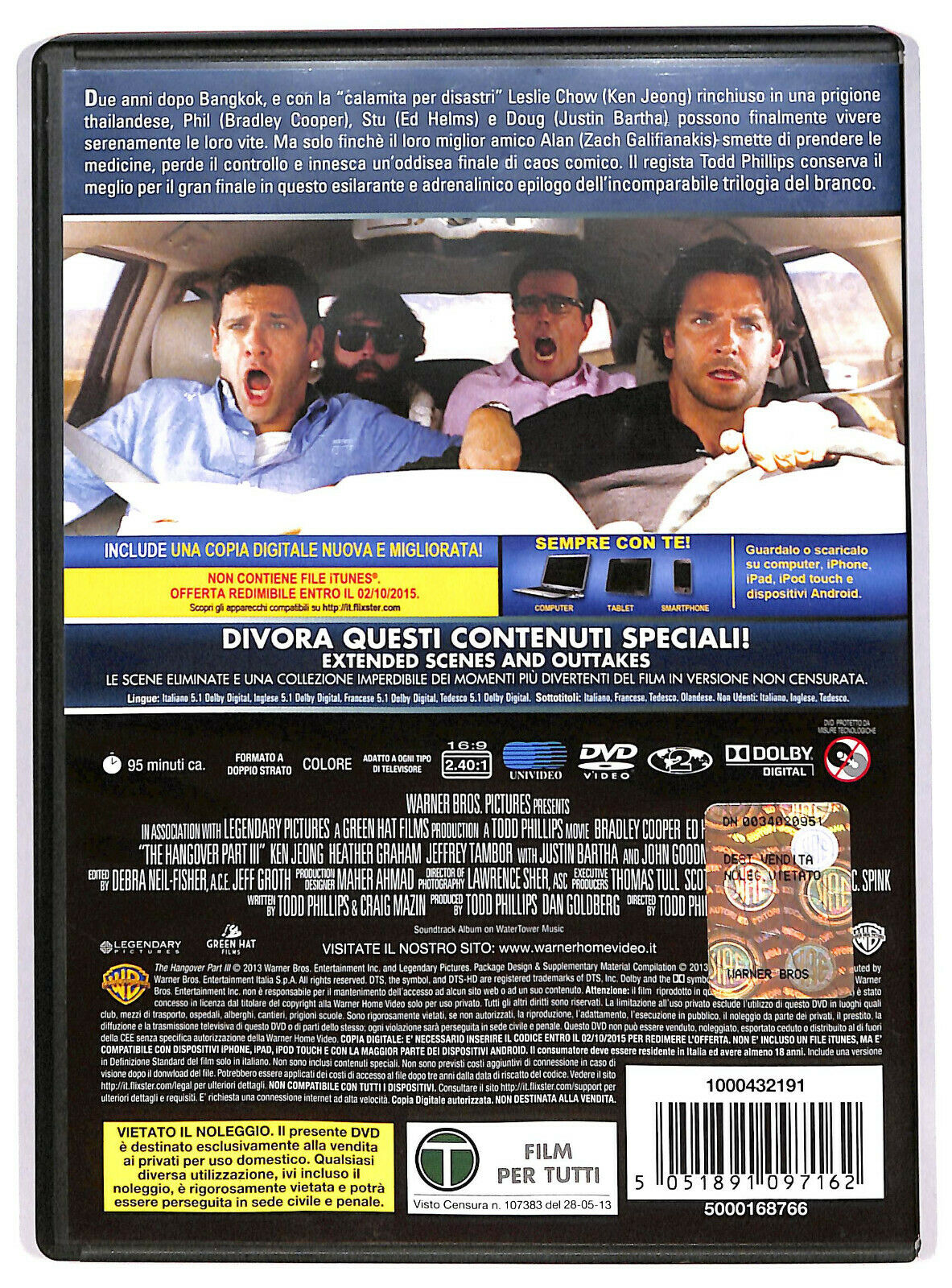 EBOND Una Notte Da Leoni 3 DVD DB714935