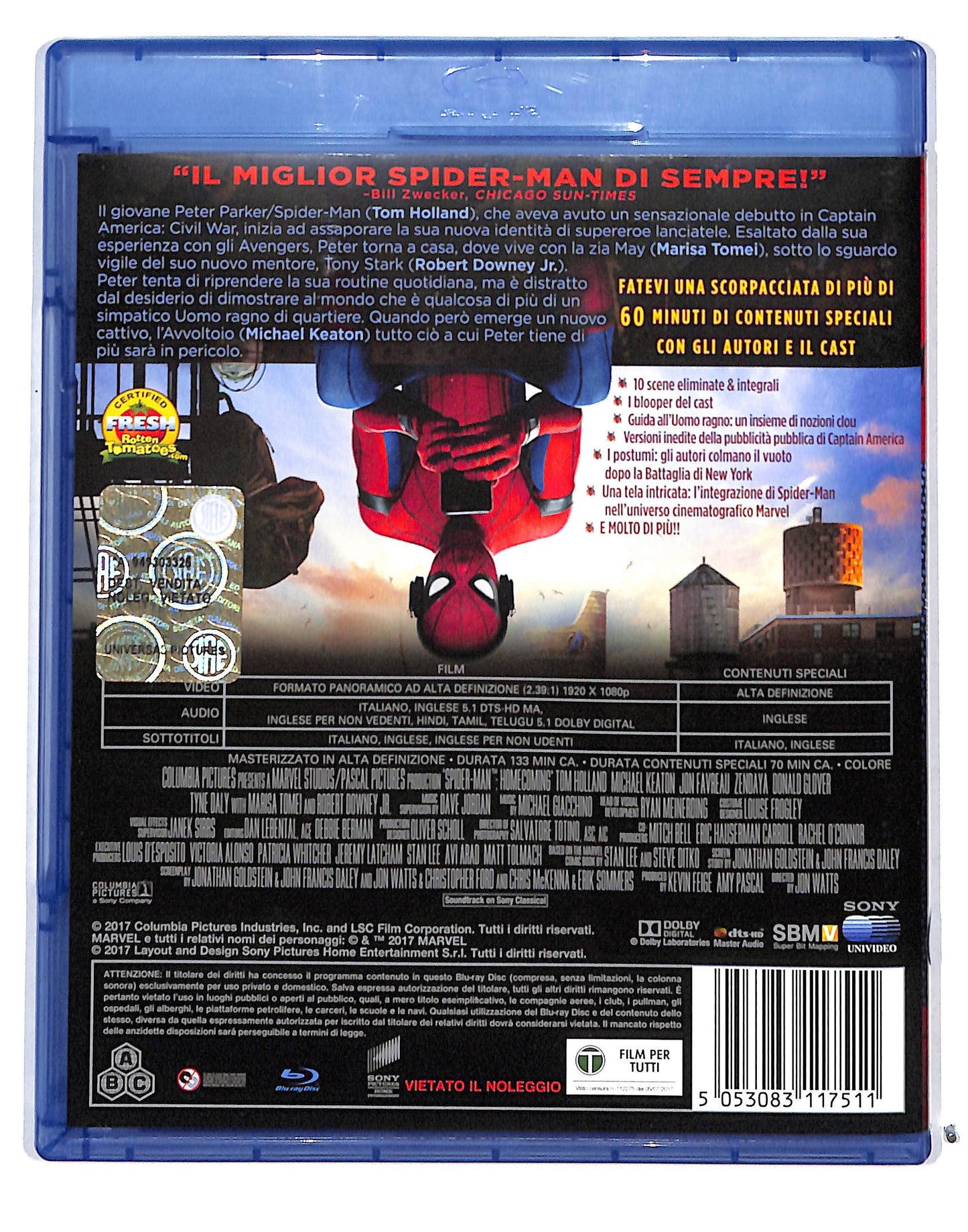 EBOND Spider-Man Homecoming BLURAY DB715142