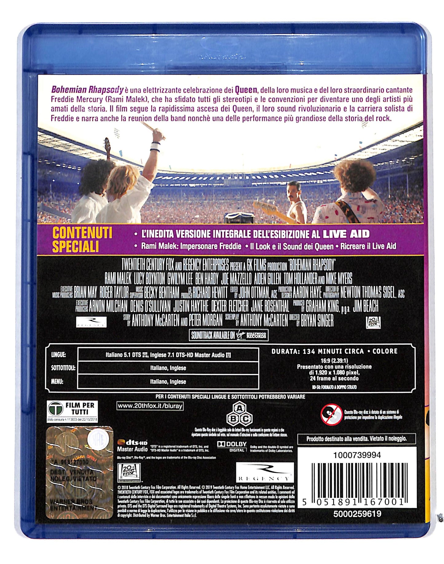EBOND Bohemian Rhapsody BLURAY DB715149