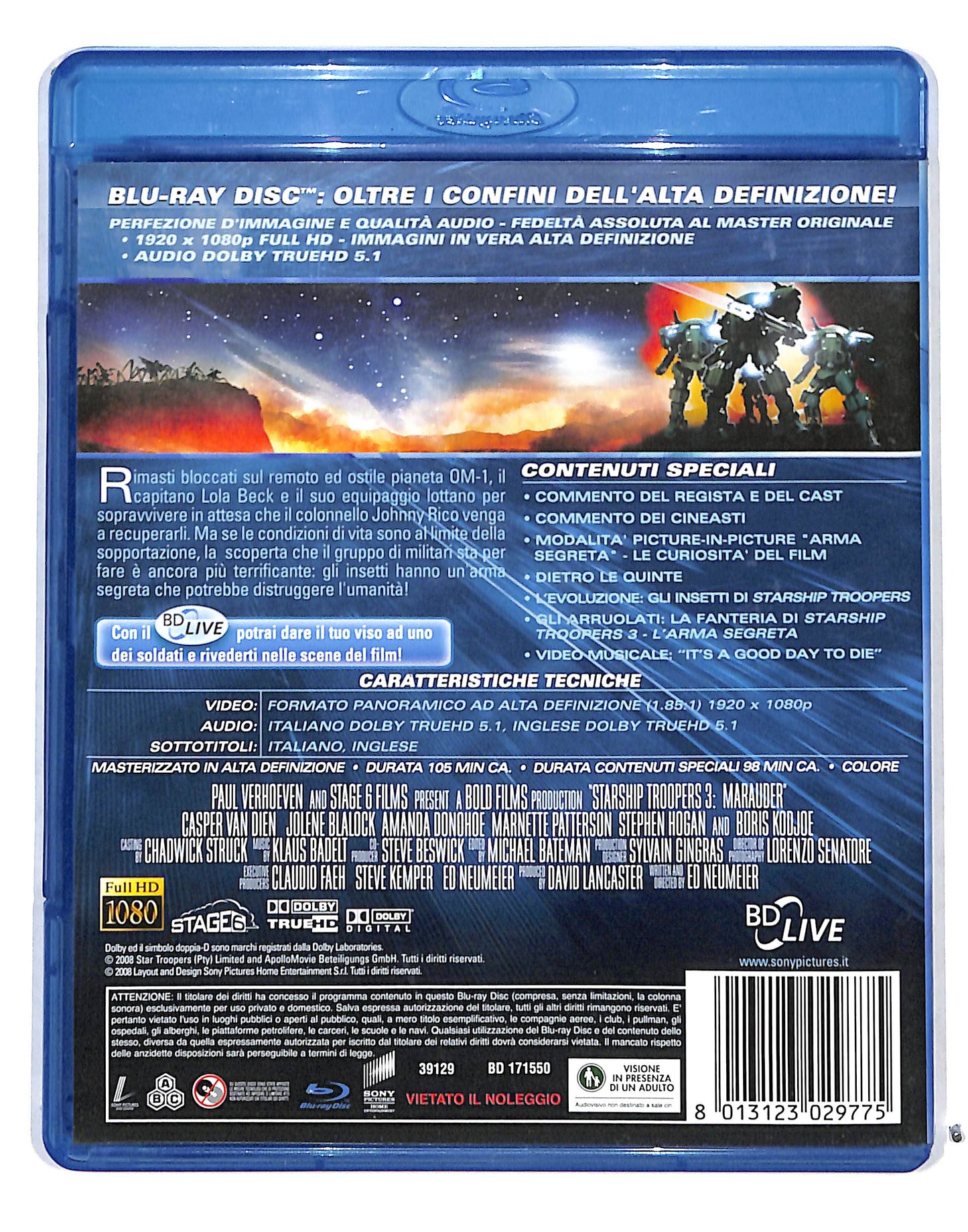 EBOND Starship Troopers 3 BLURAY DB715165