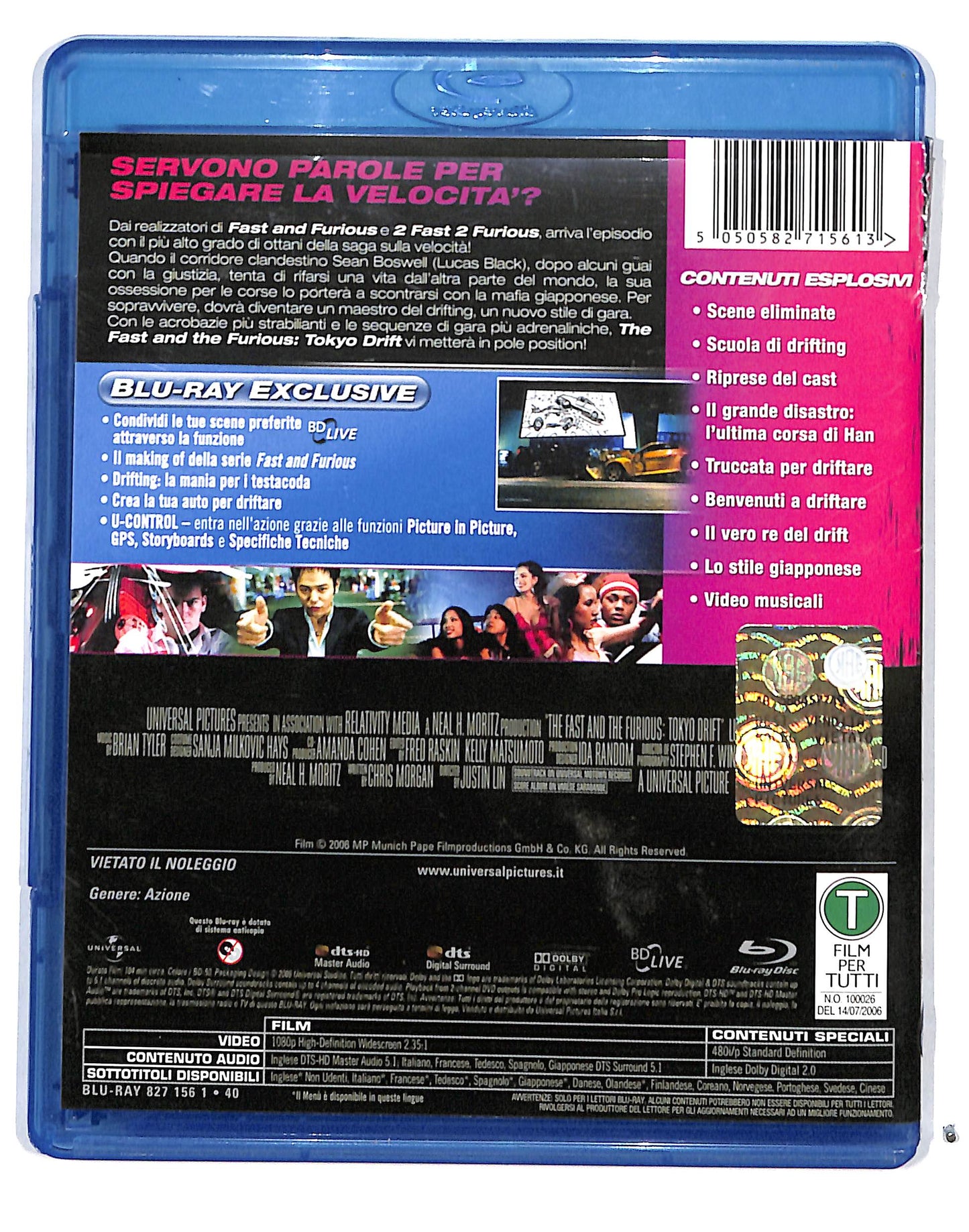 EBOND The Fast and the Furious Tokyo Drift BLURAY DB715172